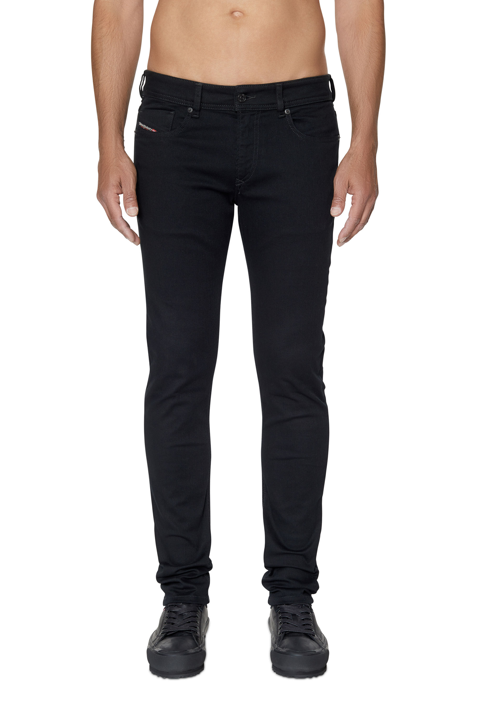 Diesel - Skinny Jeans 1979 Sleenker 09C51, Black/Dark grey - Image 3