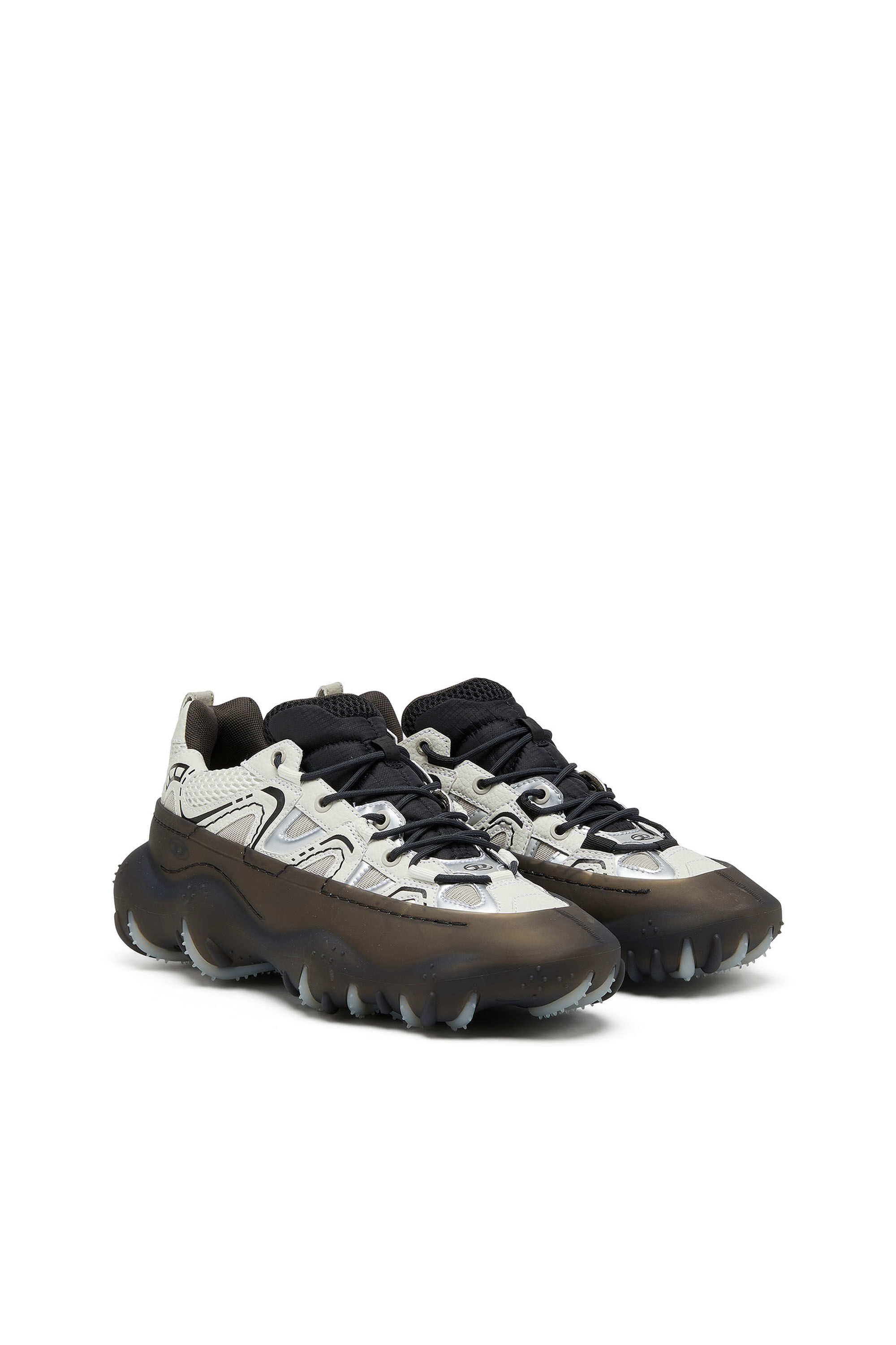 Men's S-Prototype P1-Sneakers with transparent rubber