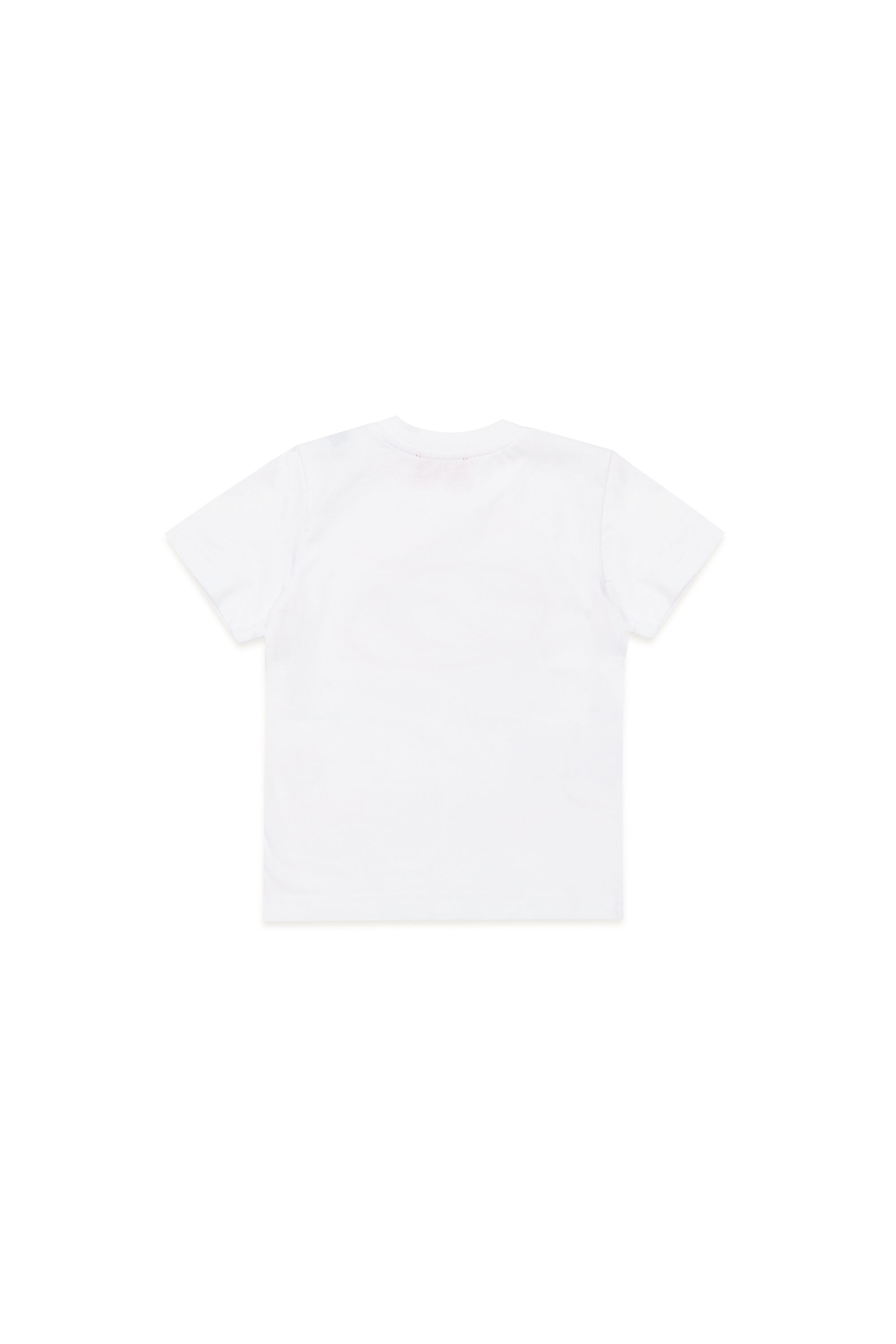 Diesel - TCERB, Unisex's T-shirt with Oval D logo in White - 2