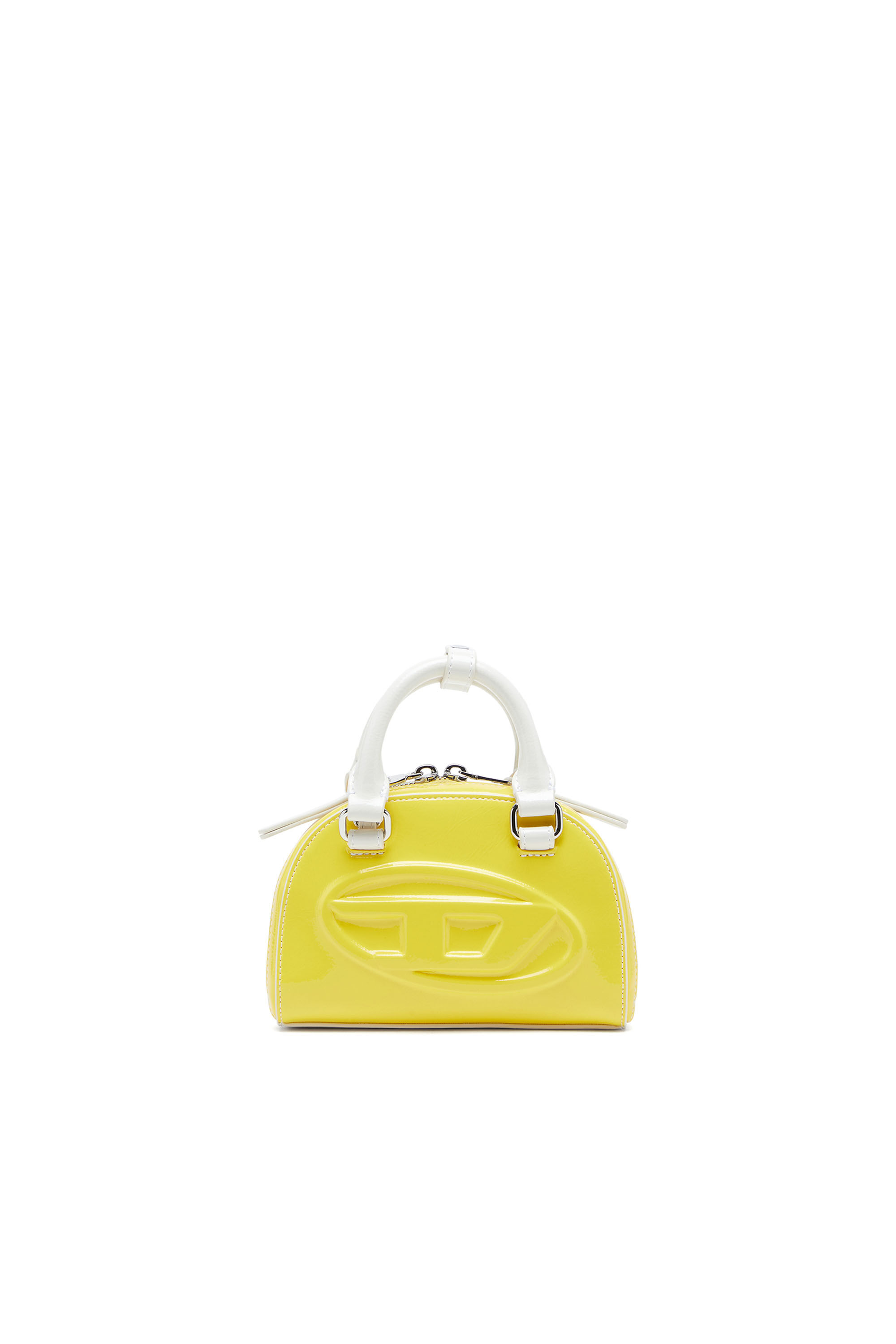Women's 1DR Dome-Slim bowling bag with naplak effect | Yellow