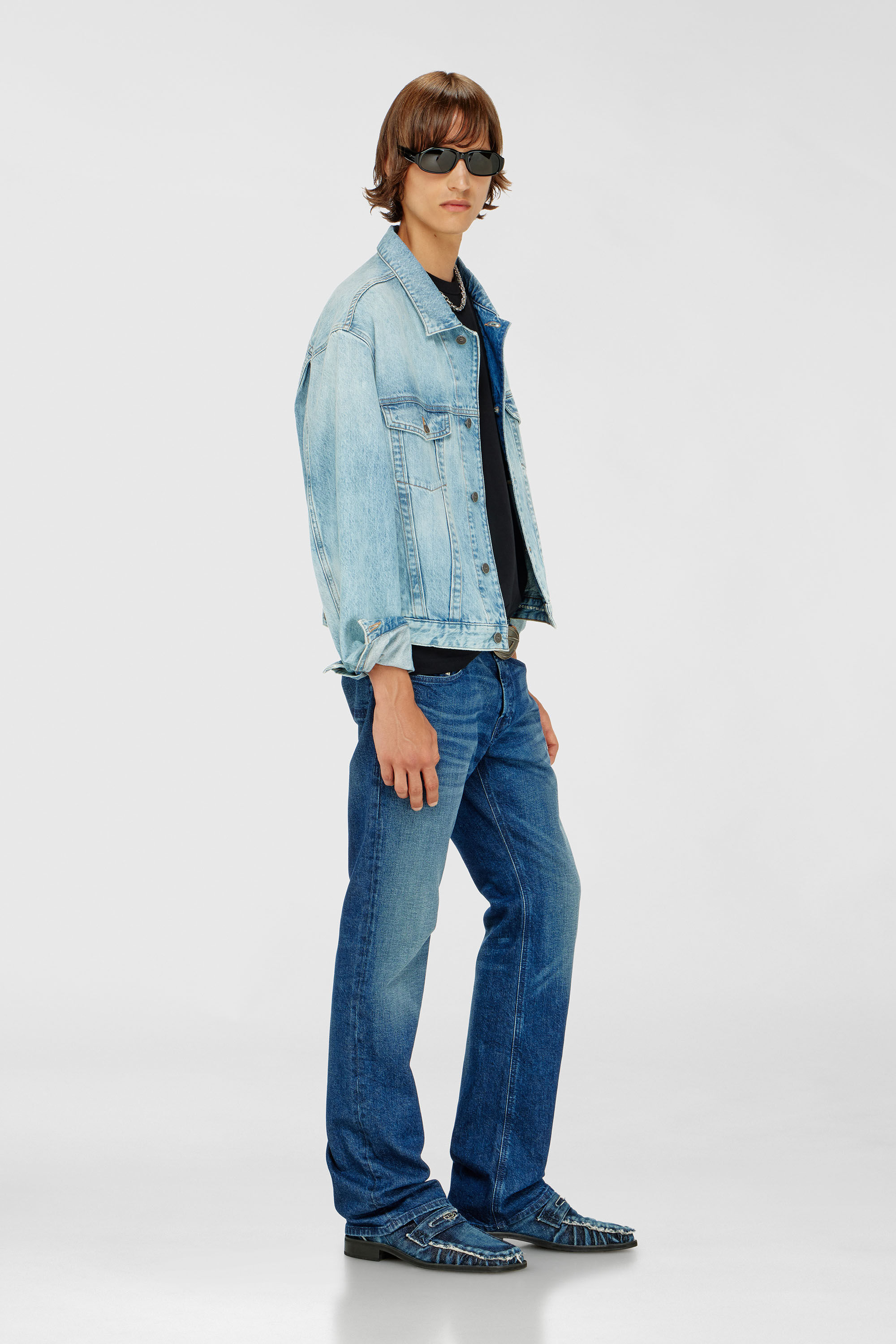 Diesel - Man's Bootcut Jeans 2007 Zatiny 09L51, Dark Blue - 2