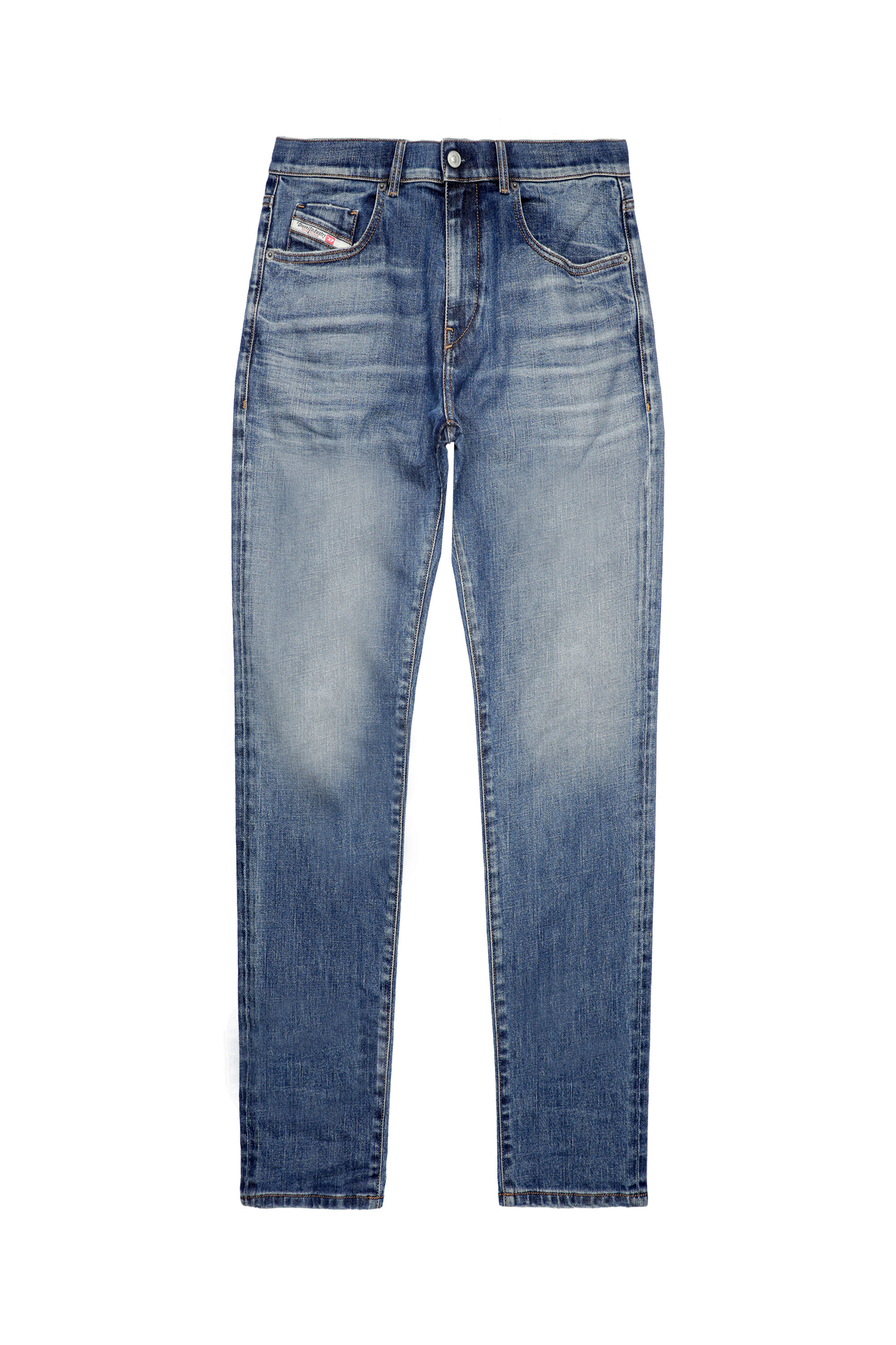 Diesel - 2019 D-STRUKT 09C61 Slim Jeans, Medium blue - Image 2