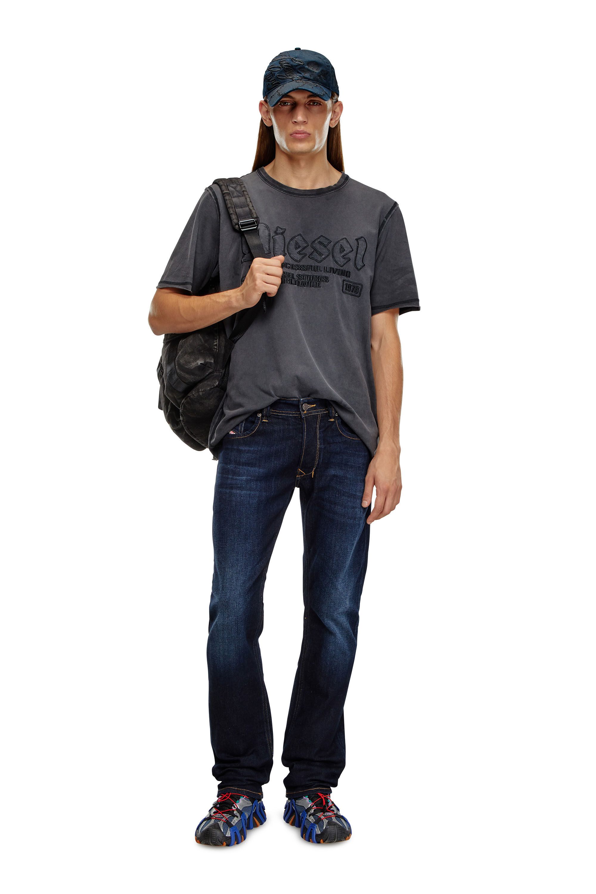 Men's Regular Jeans | Dark Blue | Diesel 1985 Larkee Men's Regular Jeans | Dark Blue | Diesel 1985 Larkee