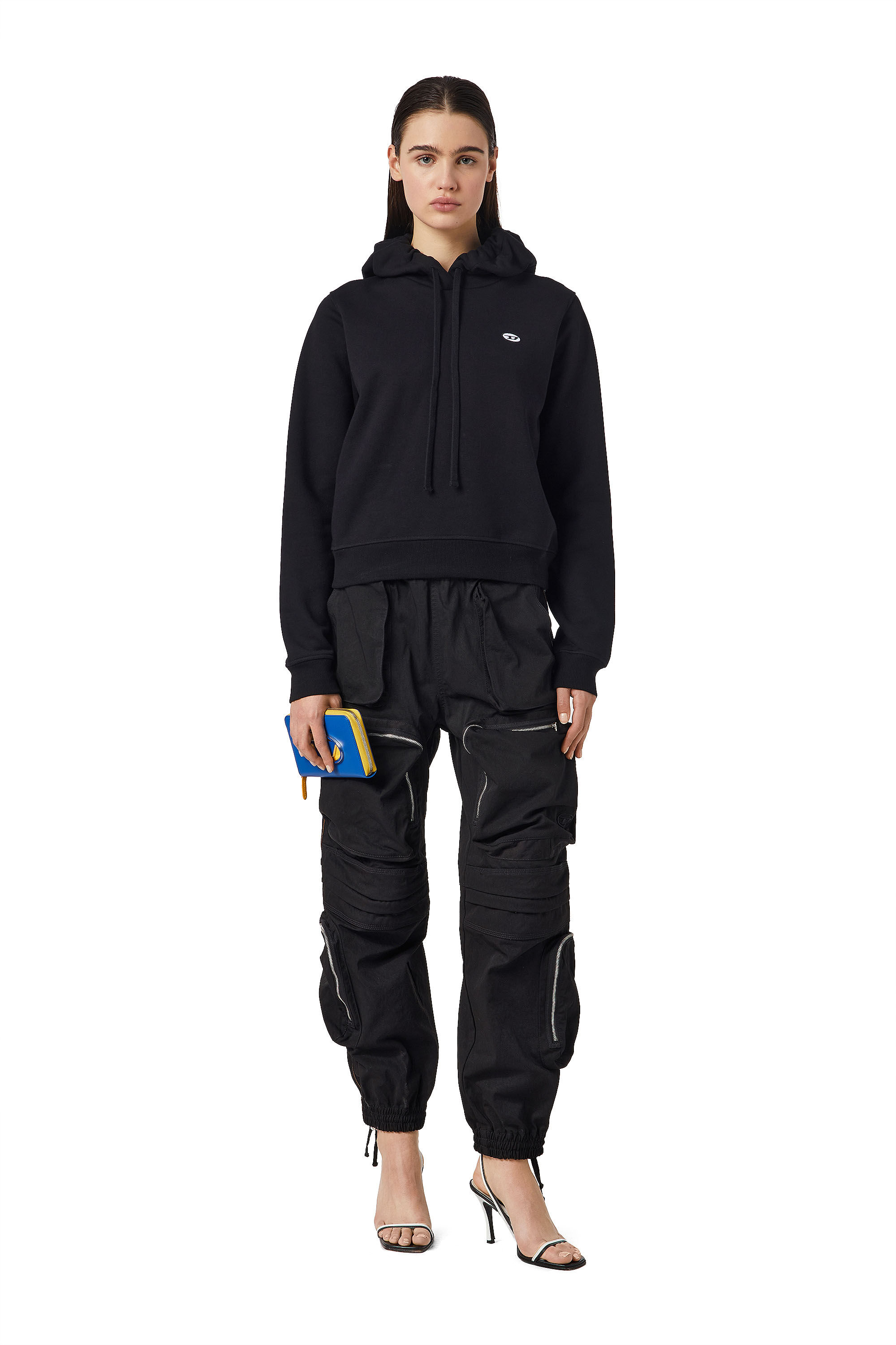 Diesel - F-REGGY-HOOD-DOVAL-PJ, Black - Image 1