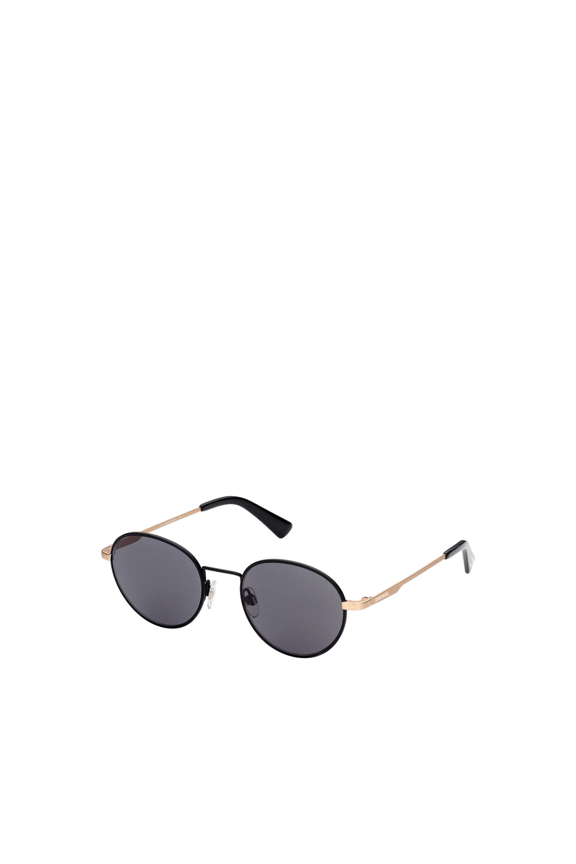 Diesel - DL0290, Unisex's Lightweight eyewear with cosmetic lenses in Black - 2