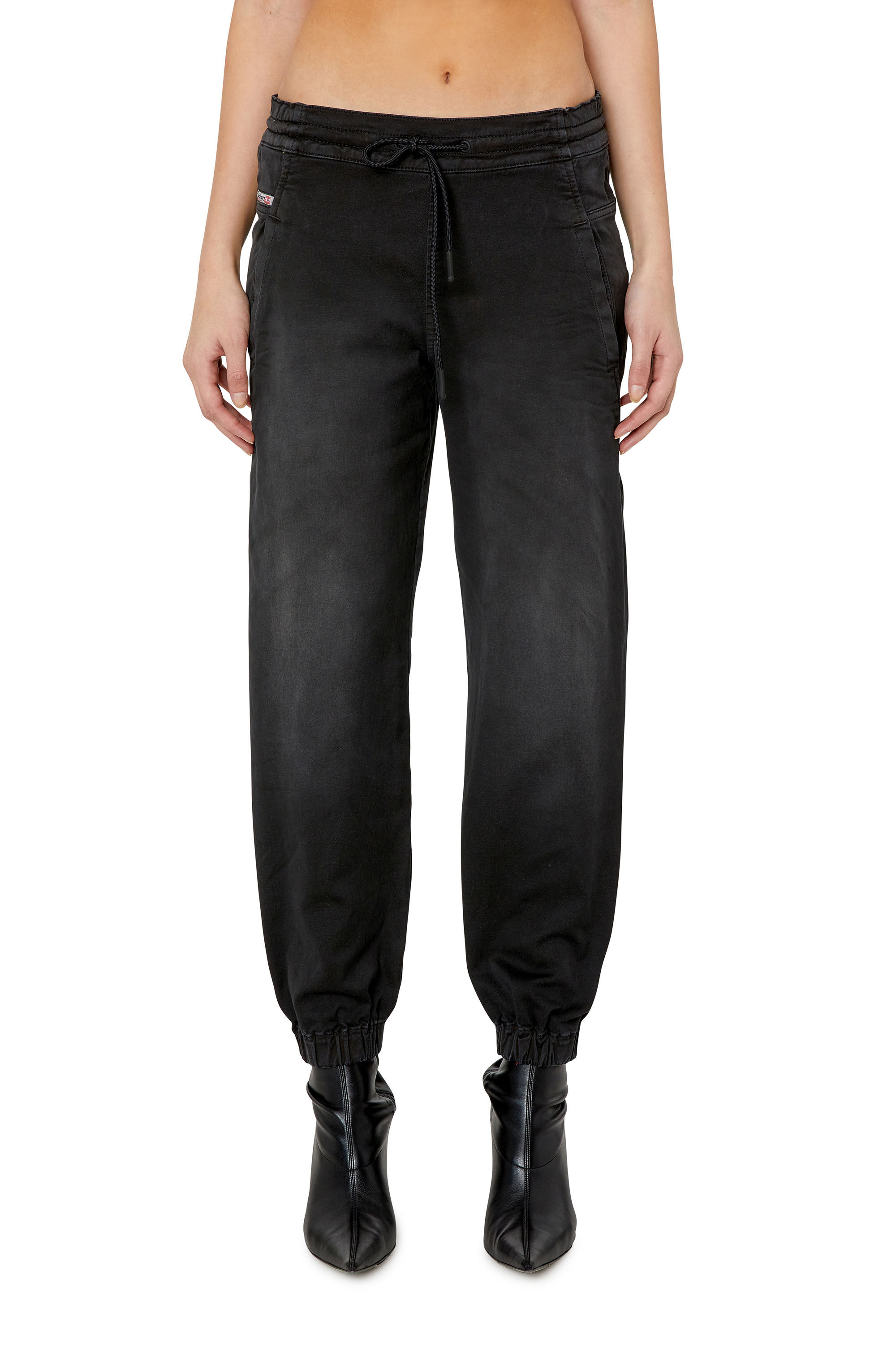 Diesel - Krailey JoggJeans® 0670M Boyfriend, Black/Dark grey - Image 3