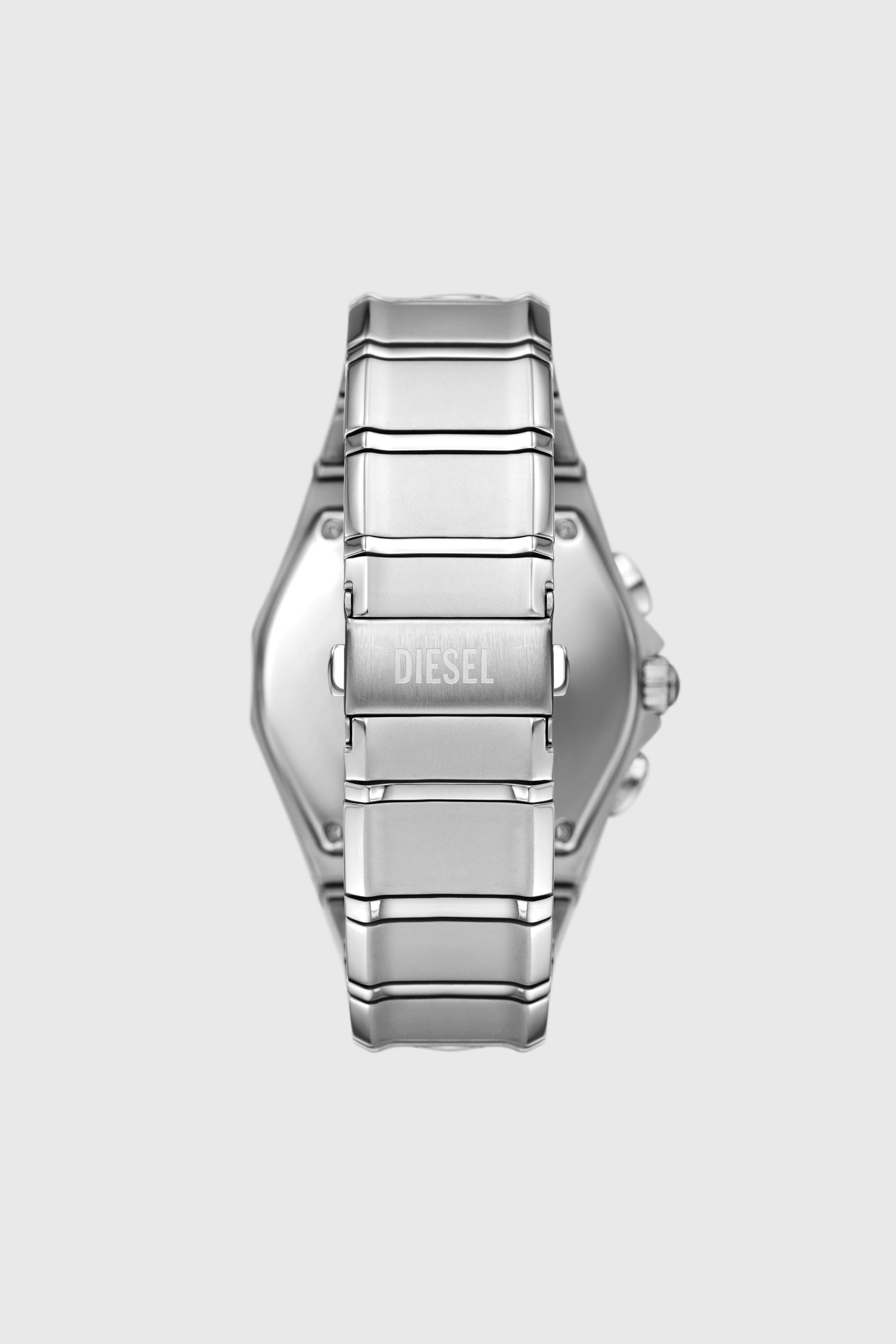 Diesel - DZ4694 WATCH, Man's D-Curve stainless steel watch in Silver - 2
