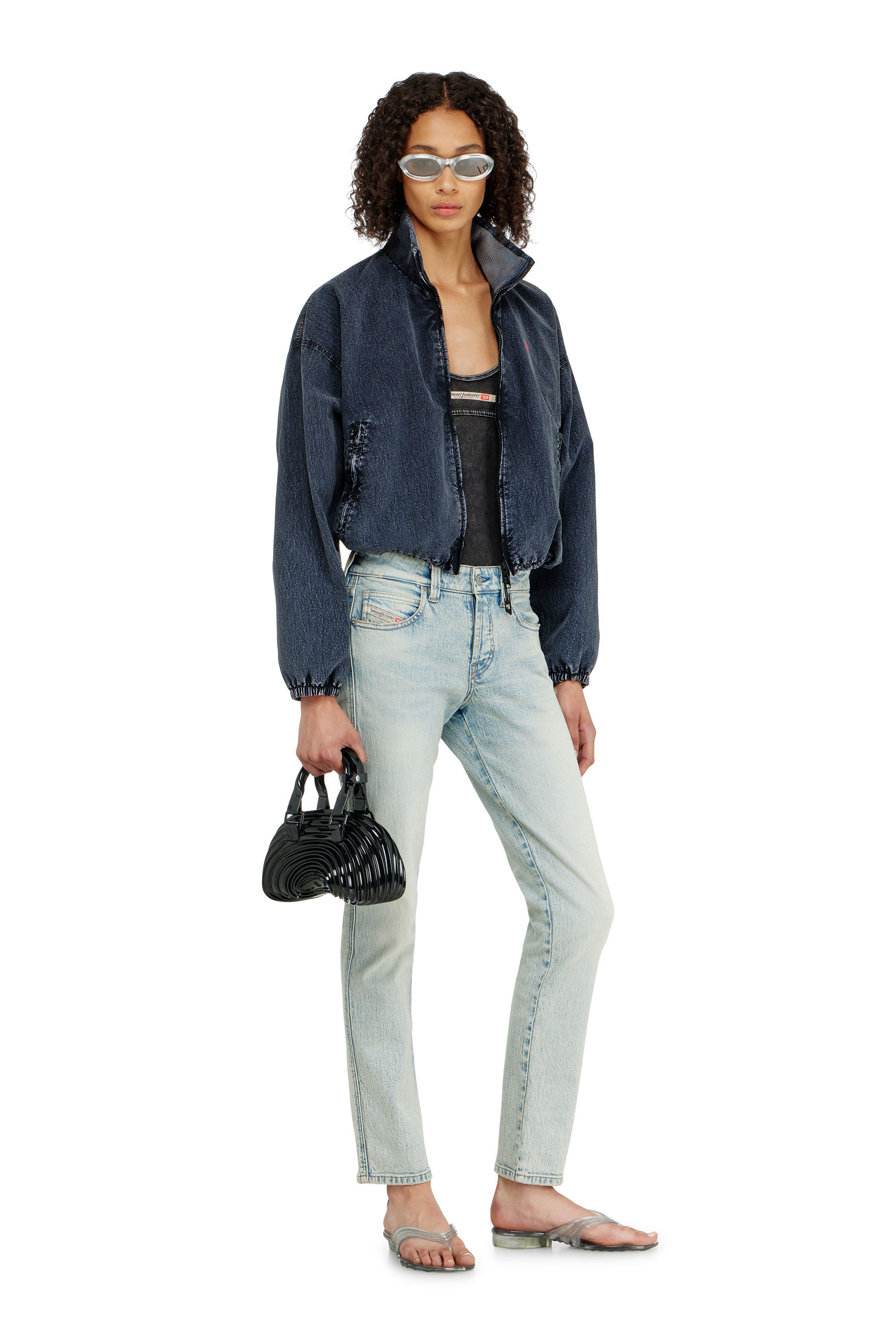 【もち様】maison de Dolce. black ベスト Women's Quantum Dome - Handbag in Melflex® | Black | Diesel