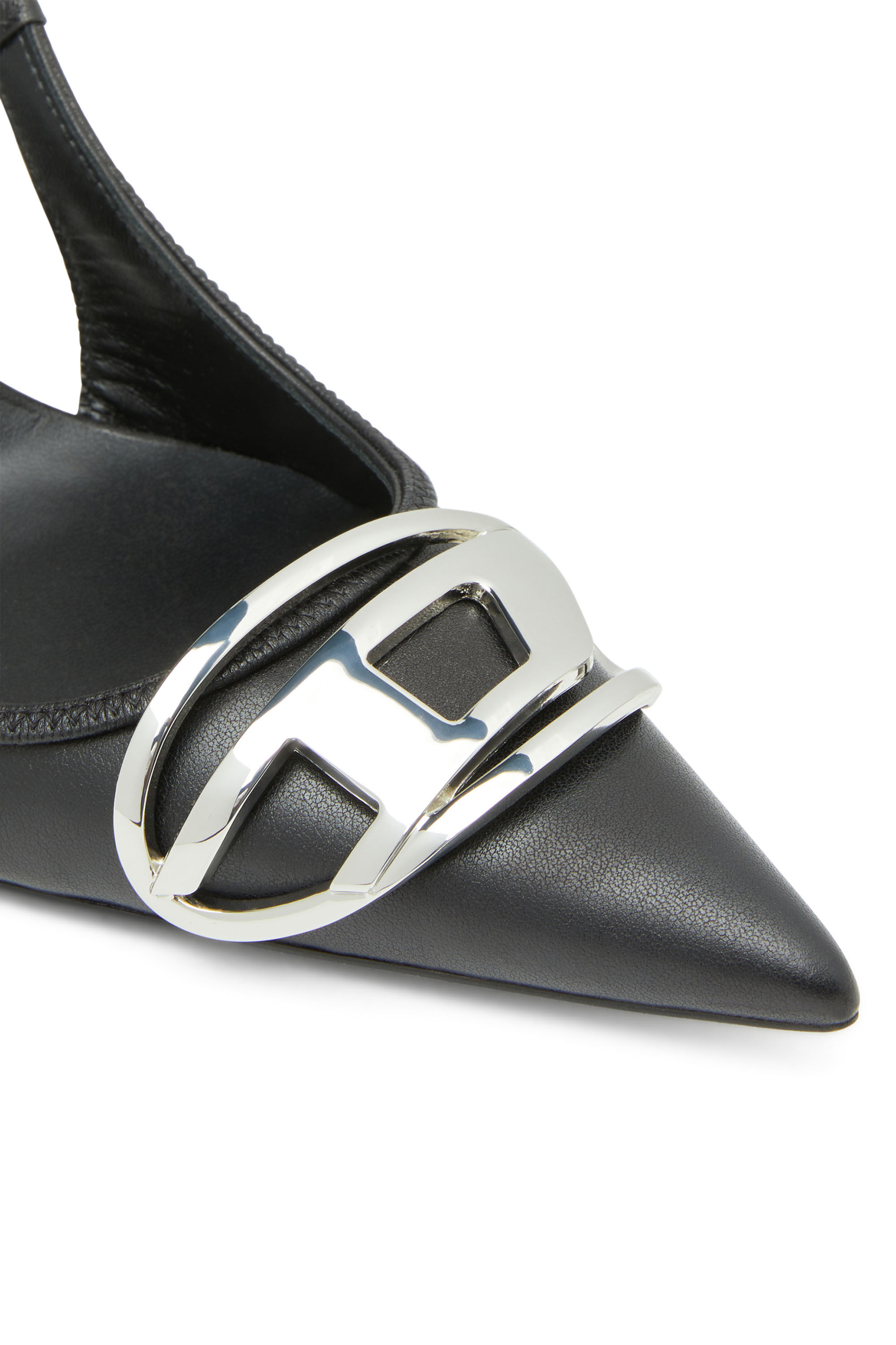 D-VENUS SB Woman: Slingback pumps in nappa leather, D logo | Diesel