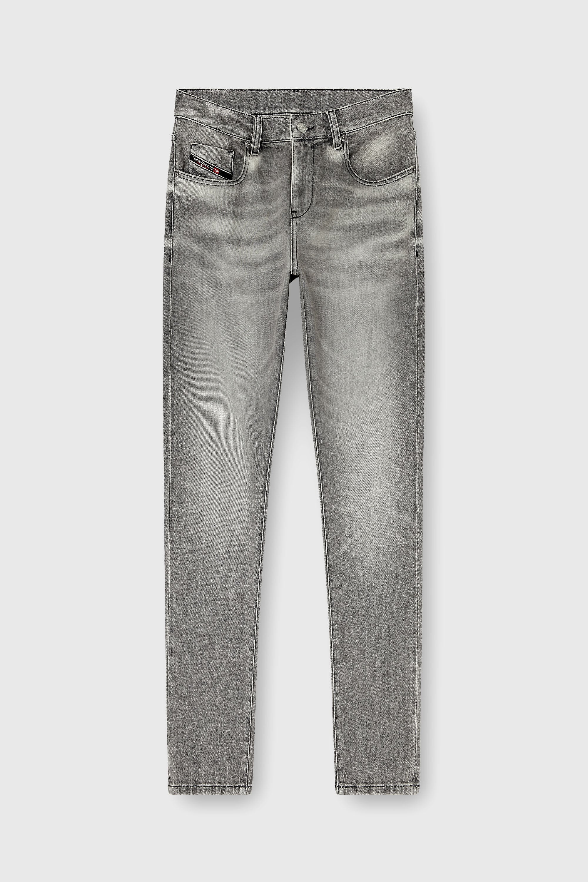 Diesel - Man's Slim Jeans 2019 D-Strukt 0KBBL, Light Grey - 6