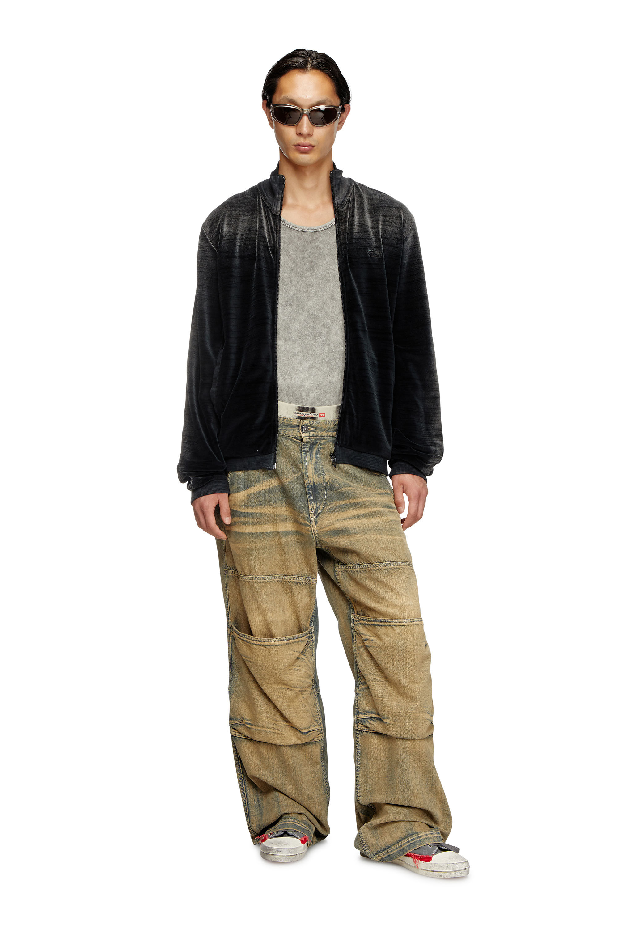 Diesel - Unisex's Relaxed Jeans D-Shift 09L49, Medium blue - 1