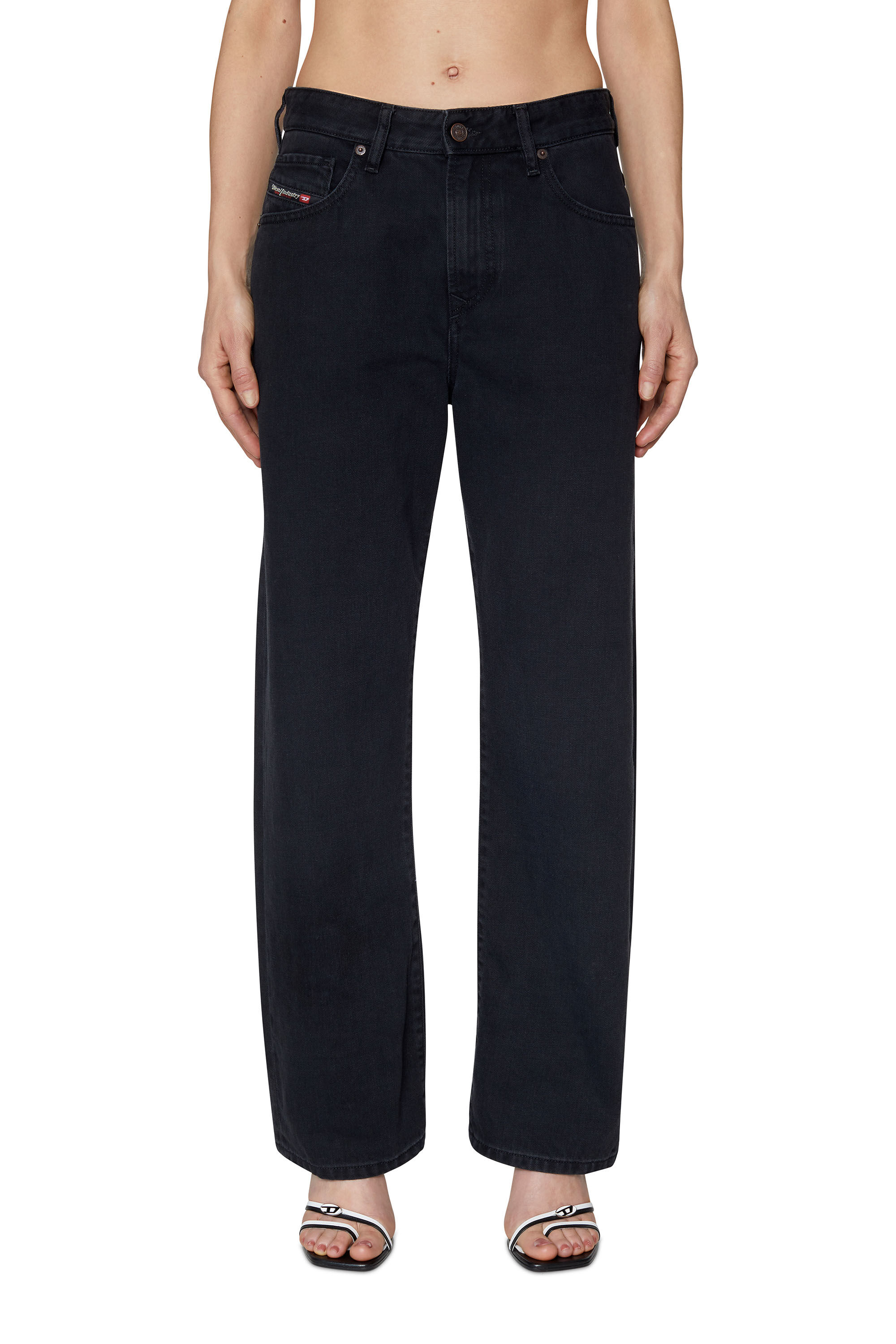 Diesel - 1999 D-Reggy Z09RL Straight Jeans, Black/Dark grey - Image 3