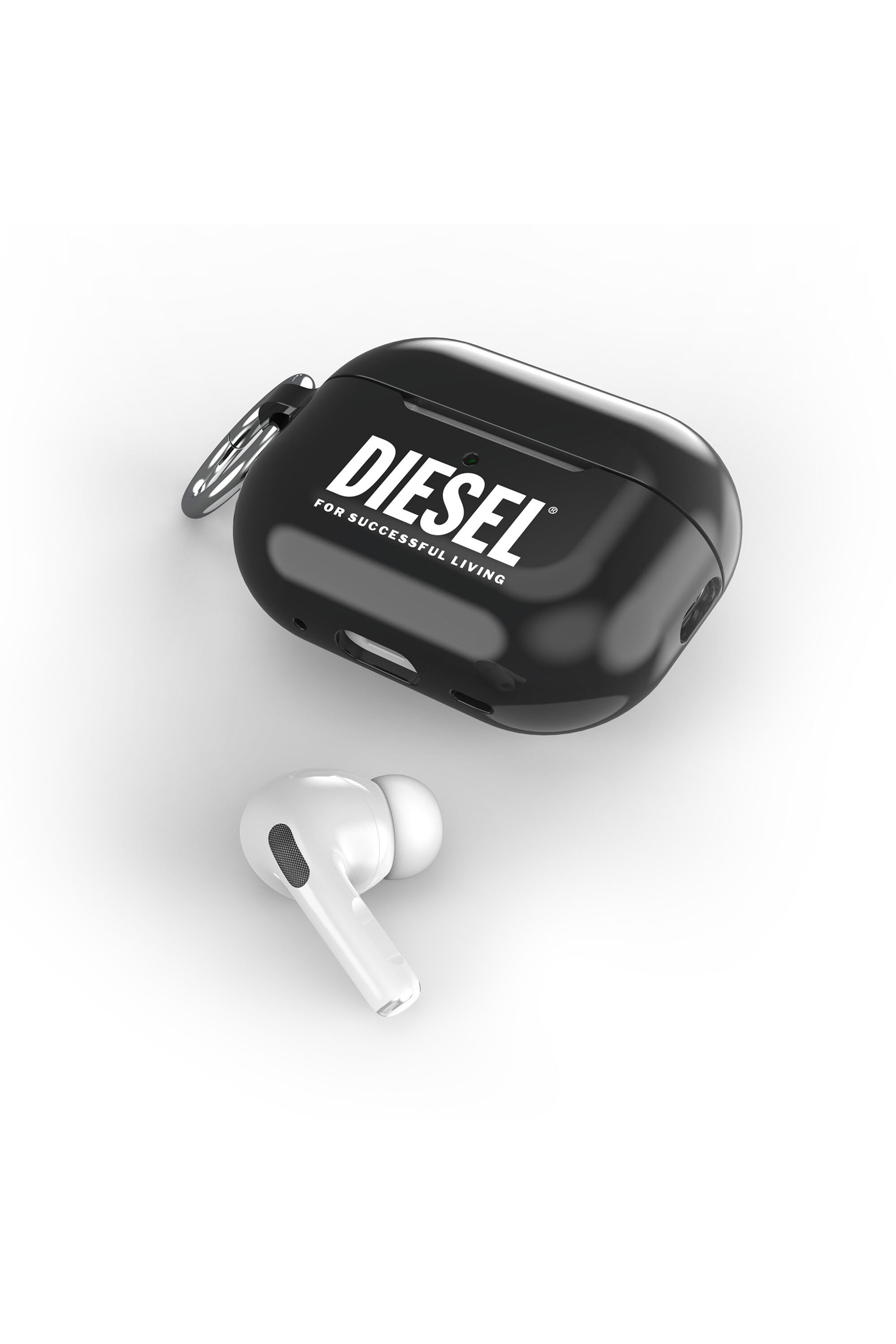 Women's Biscotto Case for Airpods Pro / Pro 2 | Black | Diesel Women's Biscotto Case for Airpods Pro / Pro 2 | Black | Diesel