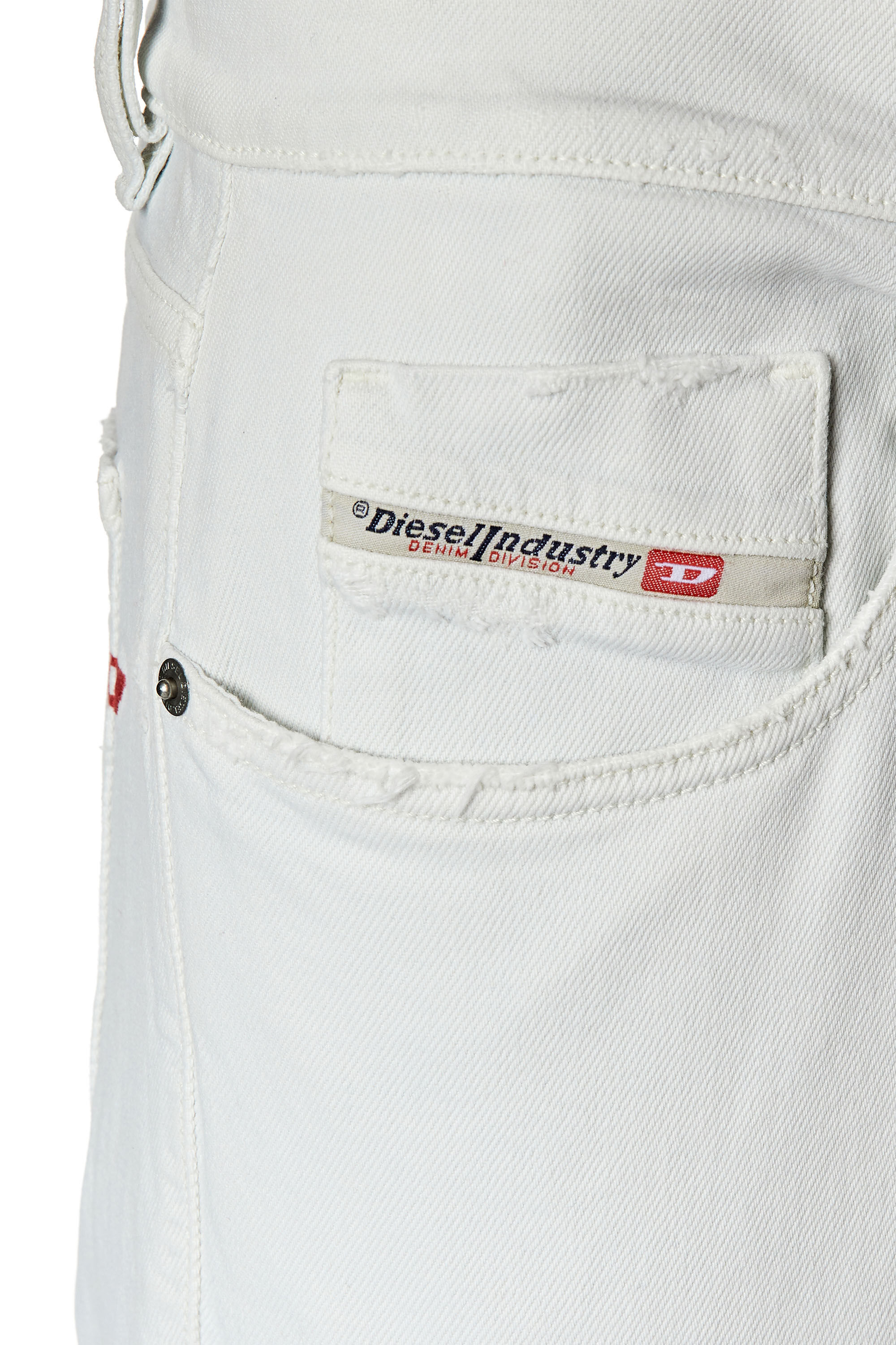 Diesel - Slim Jeans 2019 D-Strukt 09F26, White - Image 5