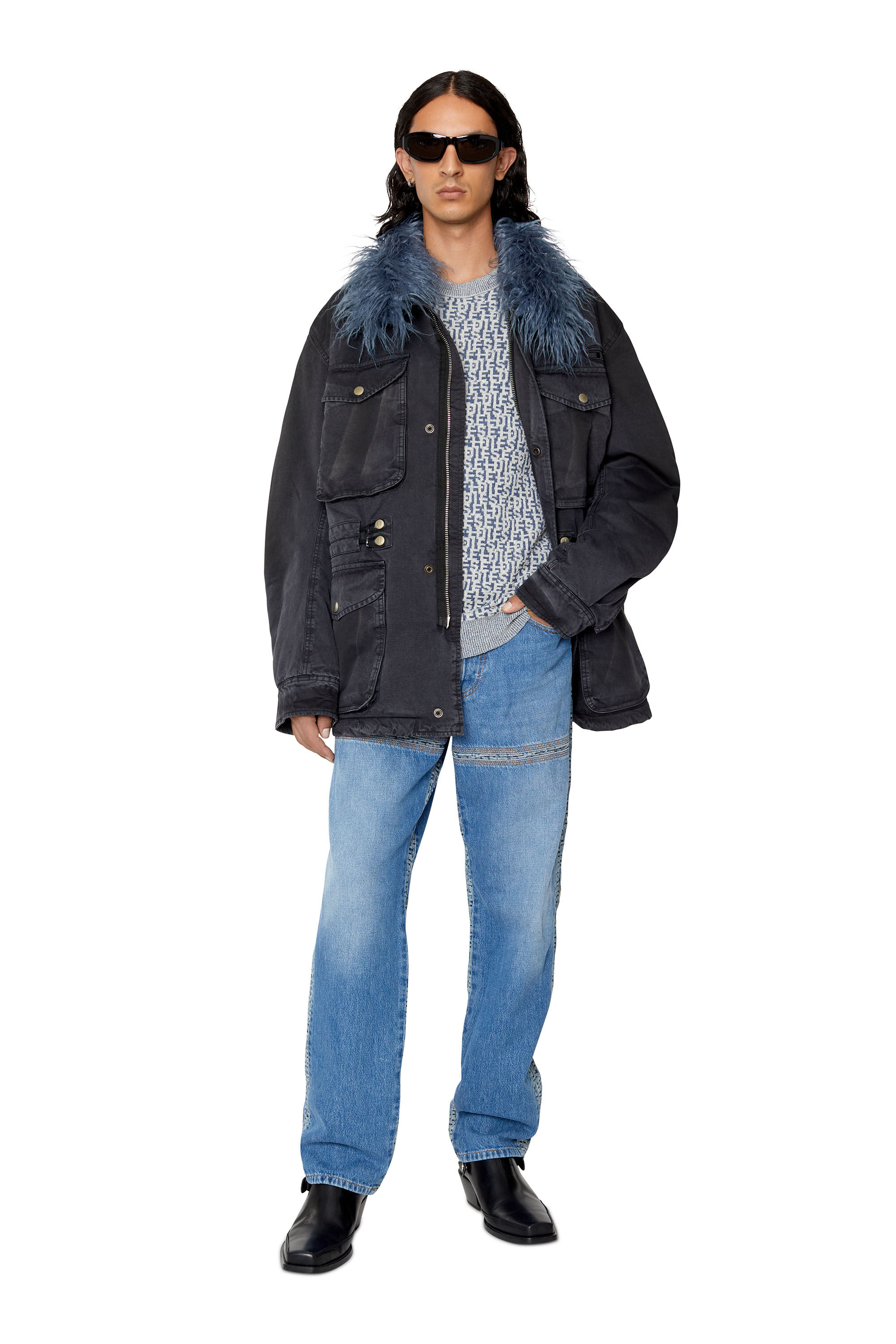 Diesel - W-LII-NW, Black - Image 1