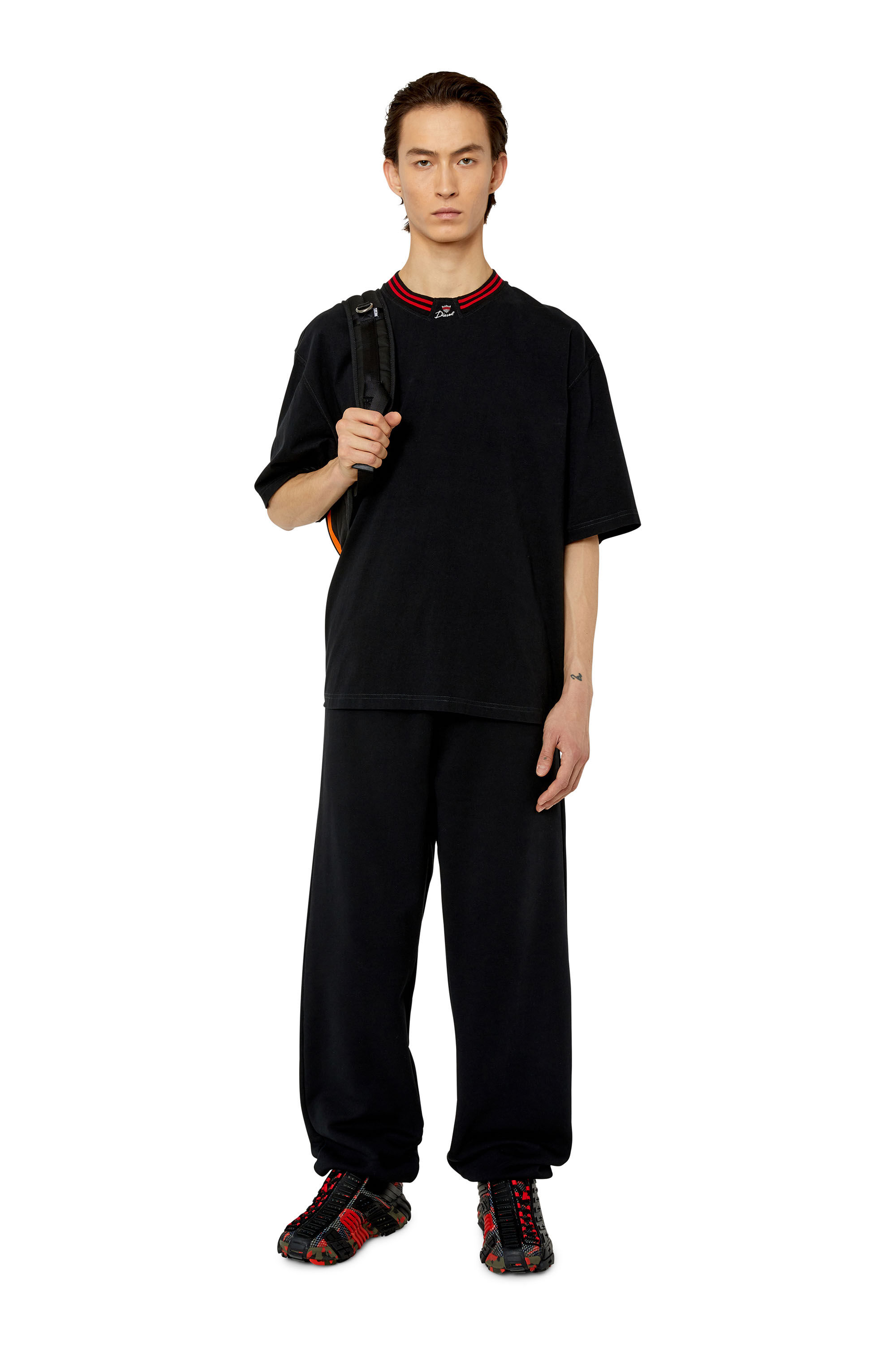 Diesel - T-KROWN, Black - Image 1