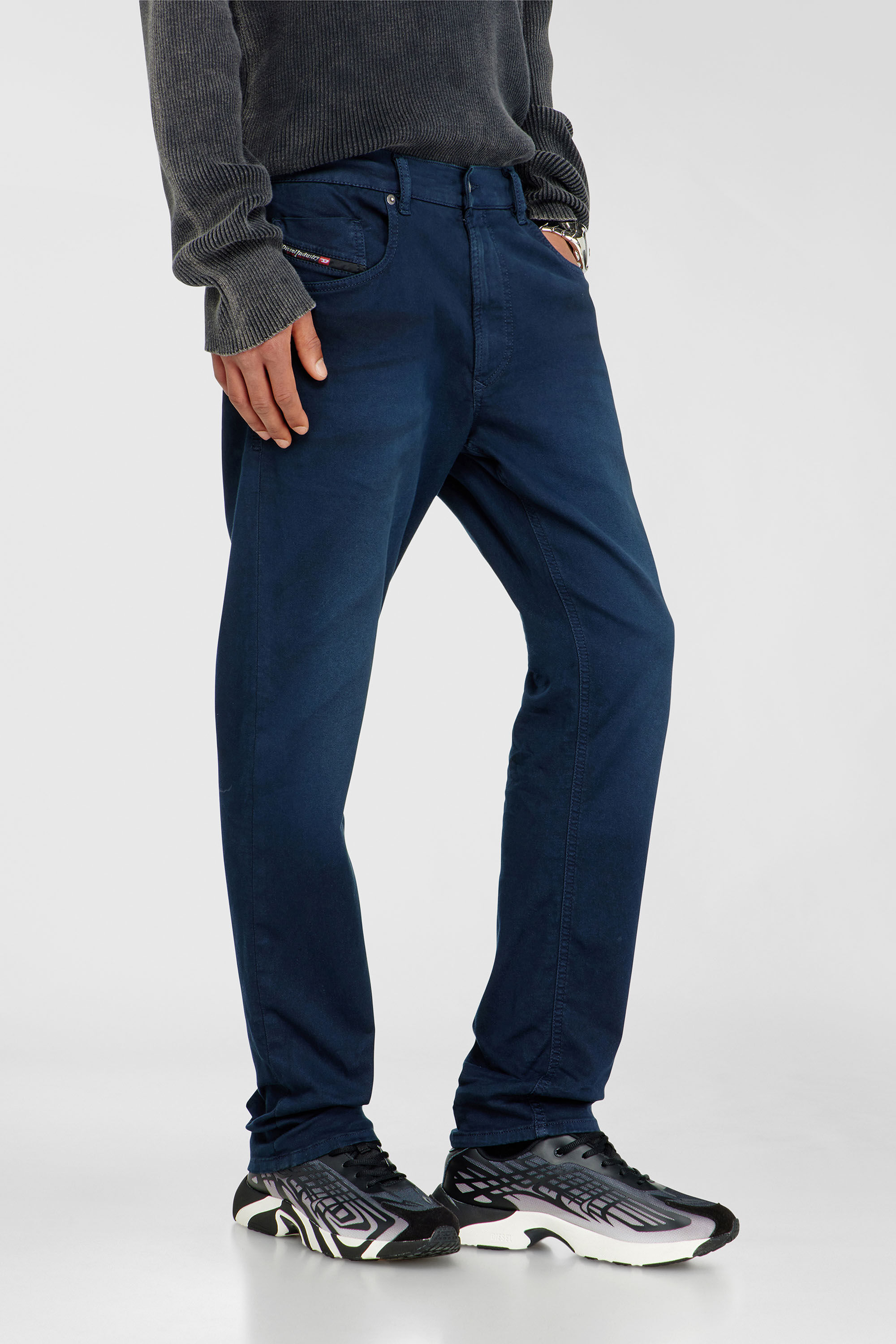Diesel - Man's Regular 2032 D-Krooley-BW Joggjeans&reg; 0670M, Dark Blue - 5