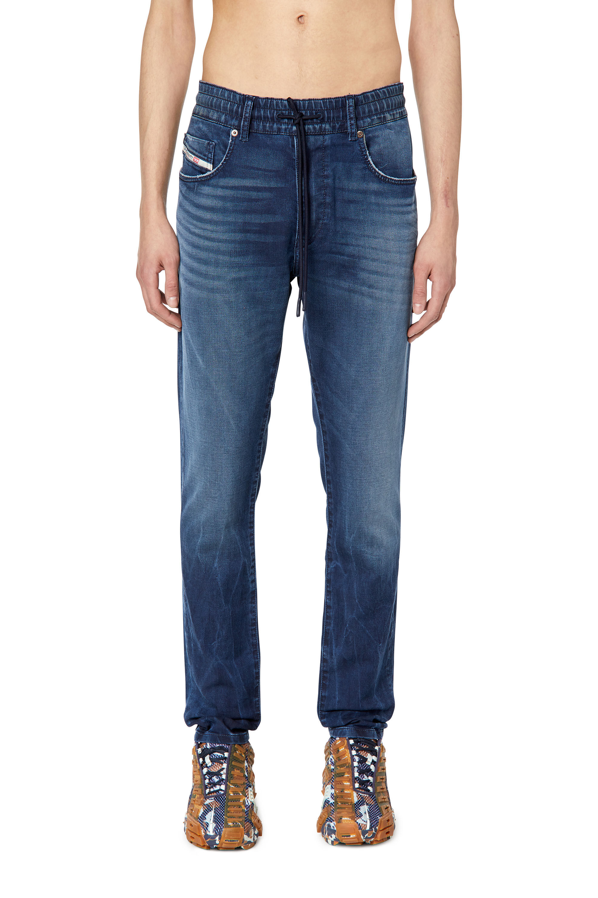 Diesel - D-Strukt JoggJeans® 068DV Slim, Dark Blue - Image 3