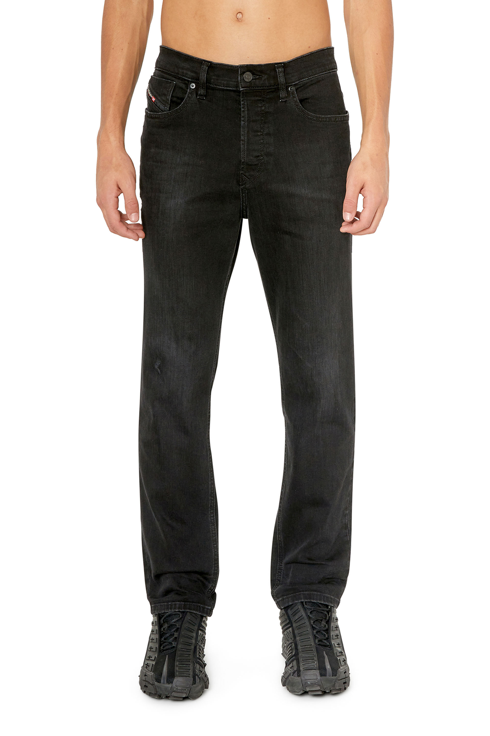 Diesel - Tapered Jeans 2005 D-Fining 0TFAS, Black/Dark grey - Image 3