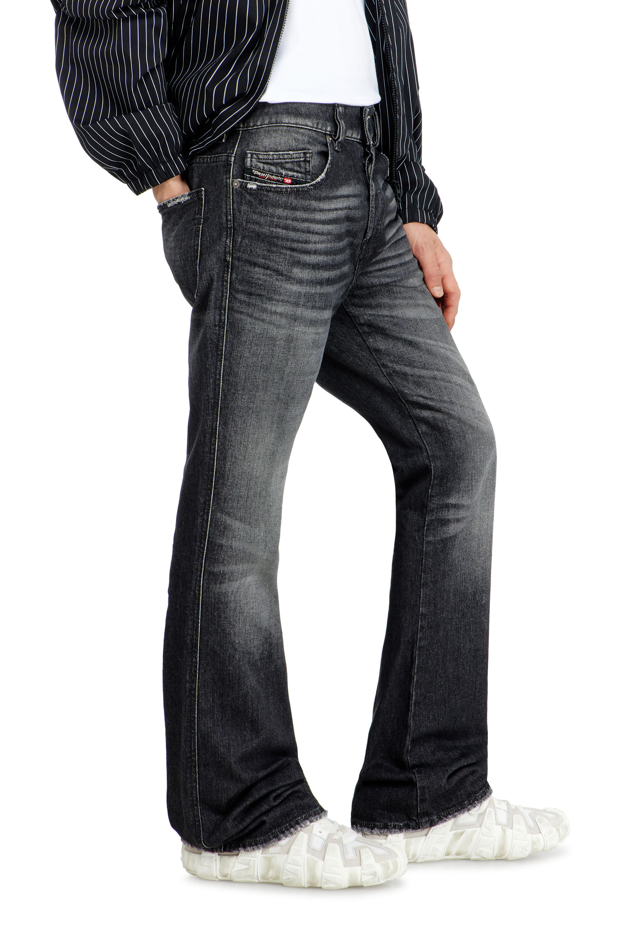 Diesel - Man's Bootcut Jeans 1998 D-Buck 09L50, Black/Dark grey - 7