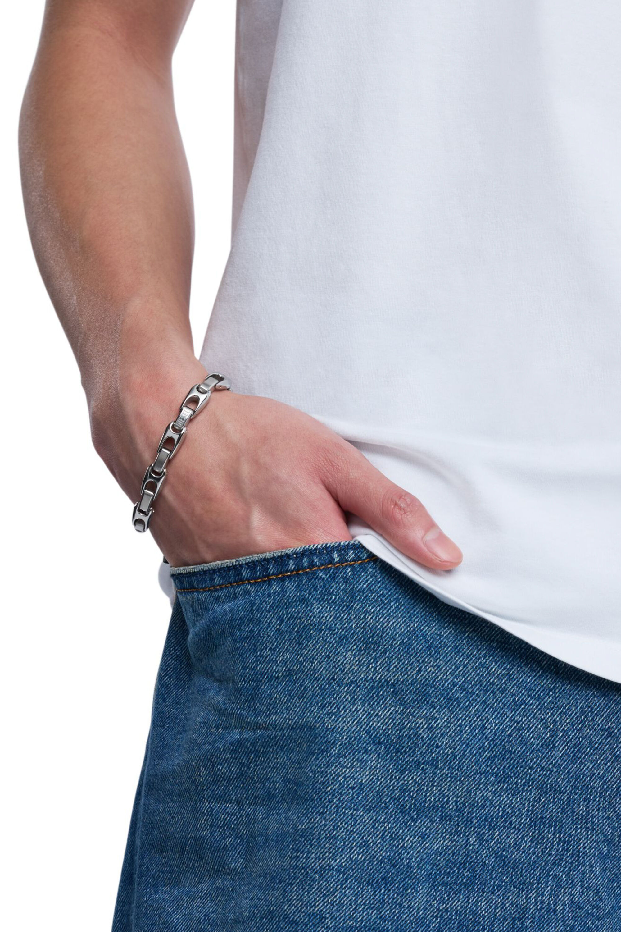 Women's Stainless steel chain bracelet | Silver | Diesel {{Country}}