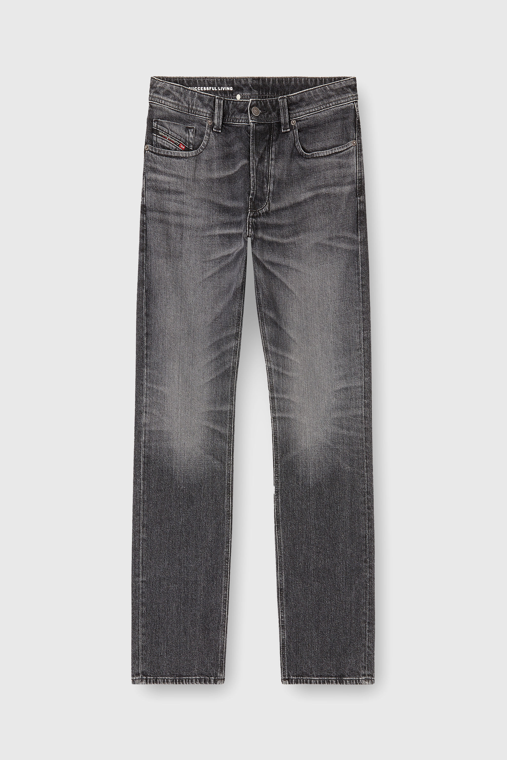 Diesel - Man's Regular Jeans 1985 Larkee 09N49, Grey - 4