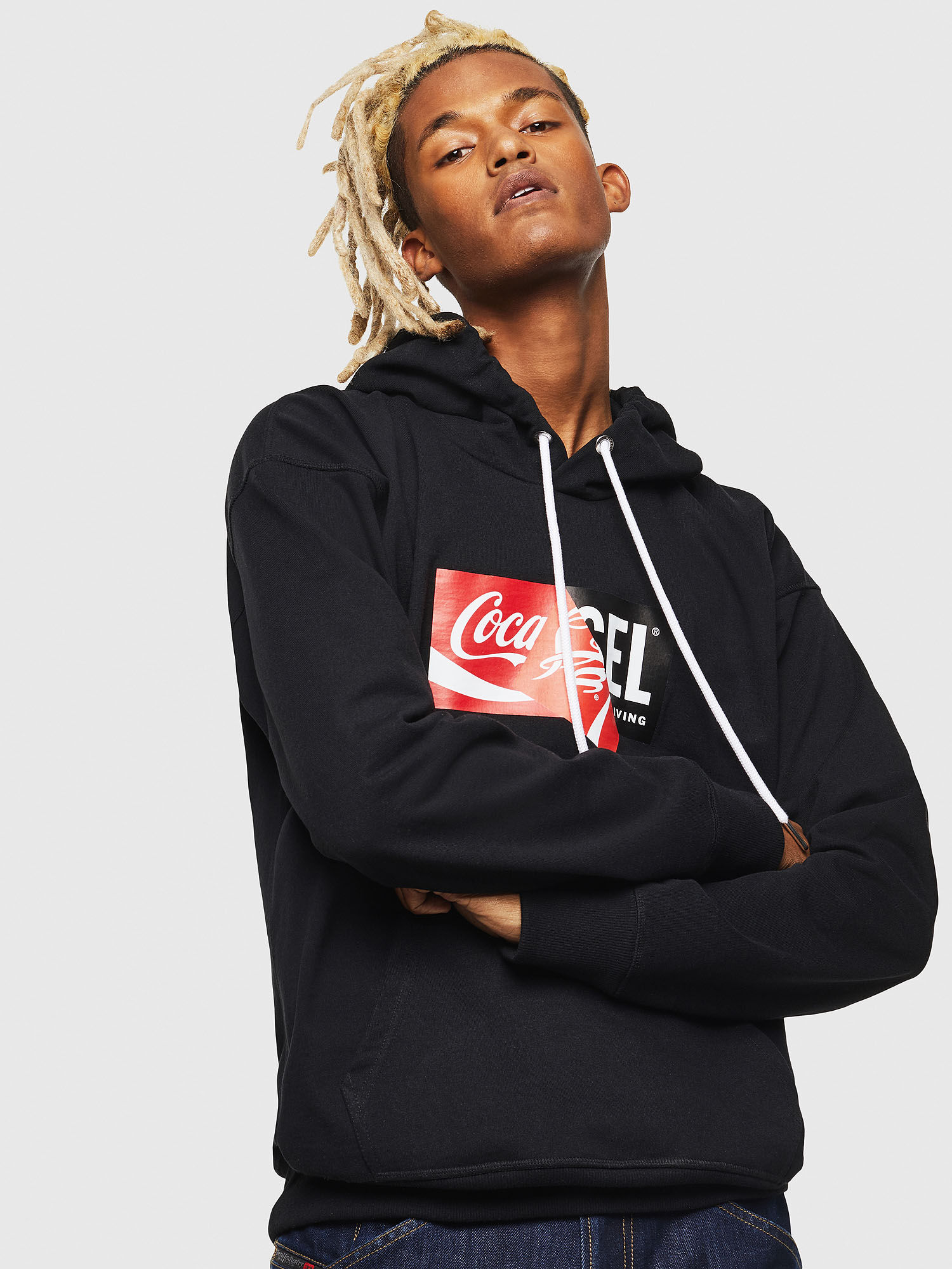 coca cola black hoodie