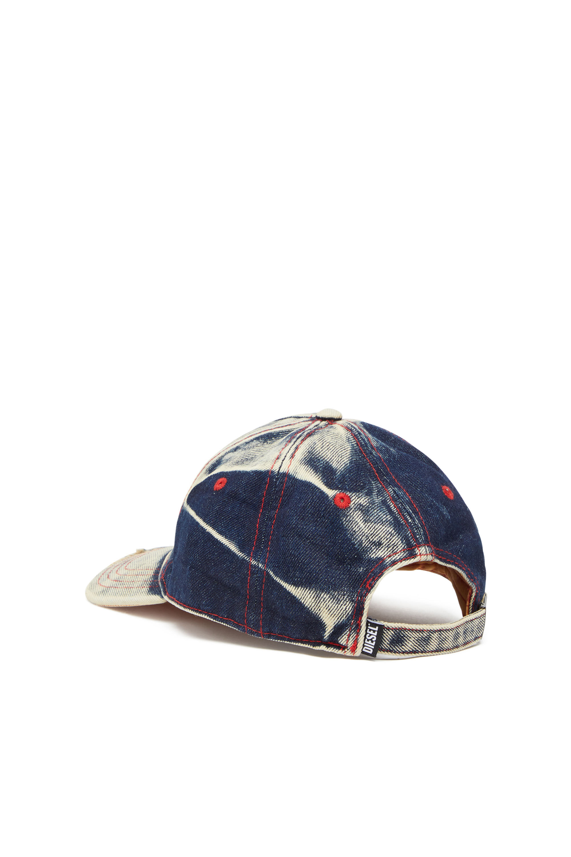 C-SEYMON Man: Baseball cap in treated denim, D logo | Diesel C-SEYMON Man: Baseball cap in treated denim, D logo | Diesel