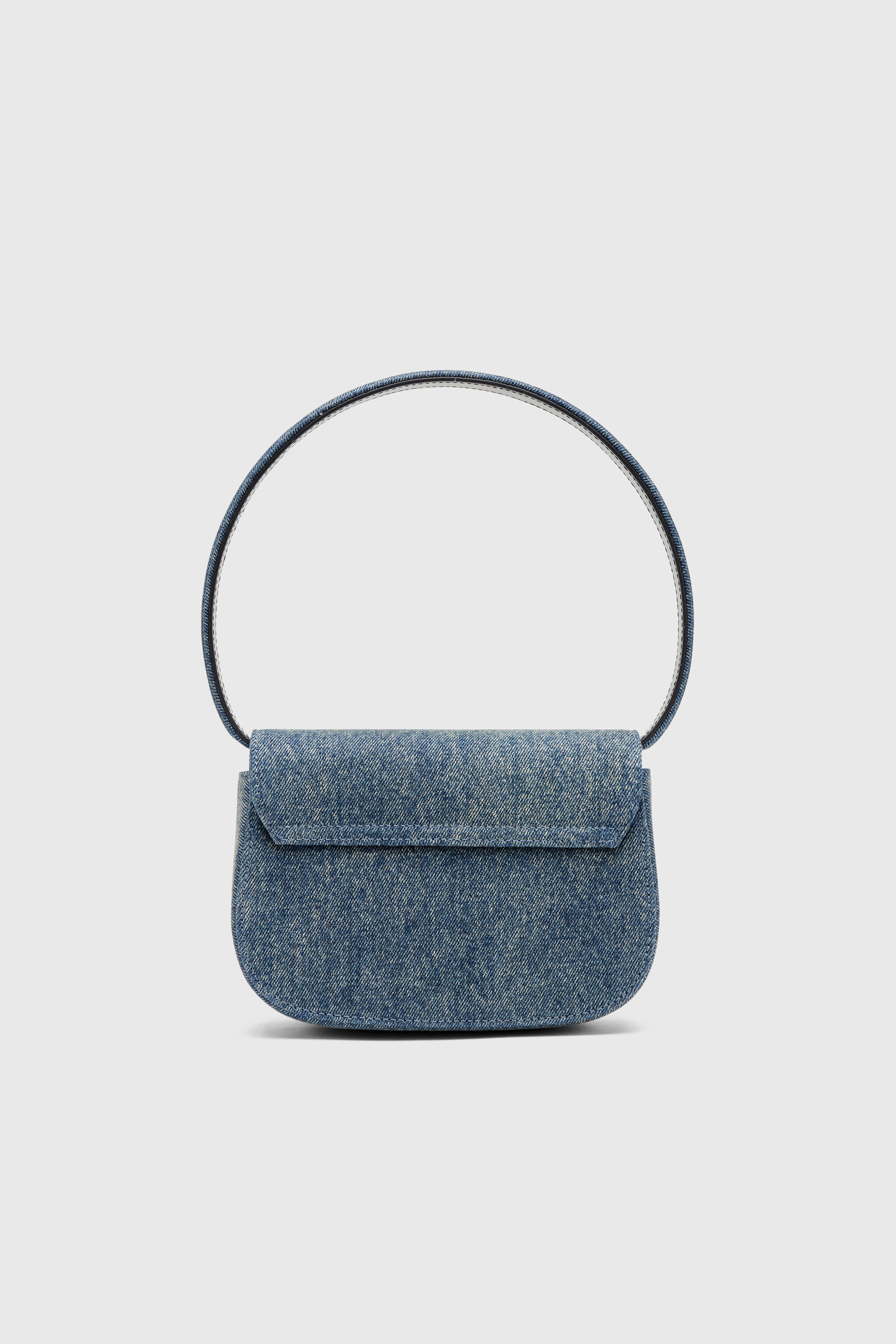 Diesel - 1DR, Woman's 1DR-Iconic shoulder bag in solarised denim in Blue - 3
