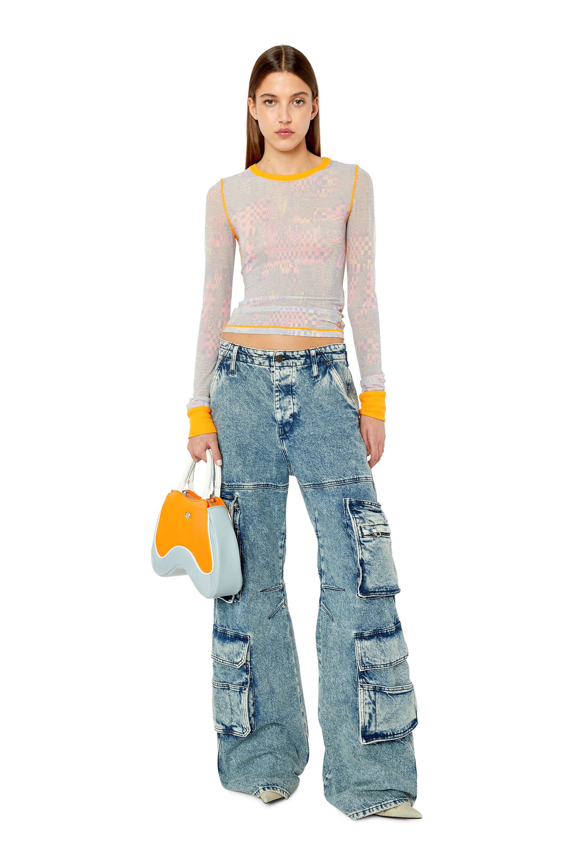 Diesel - T-SIEL, Blue/Pink - Image 1