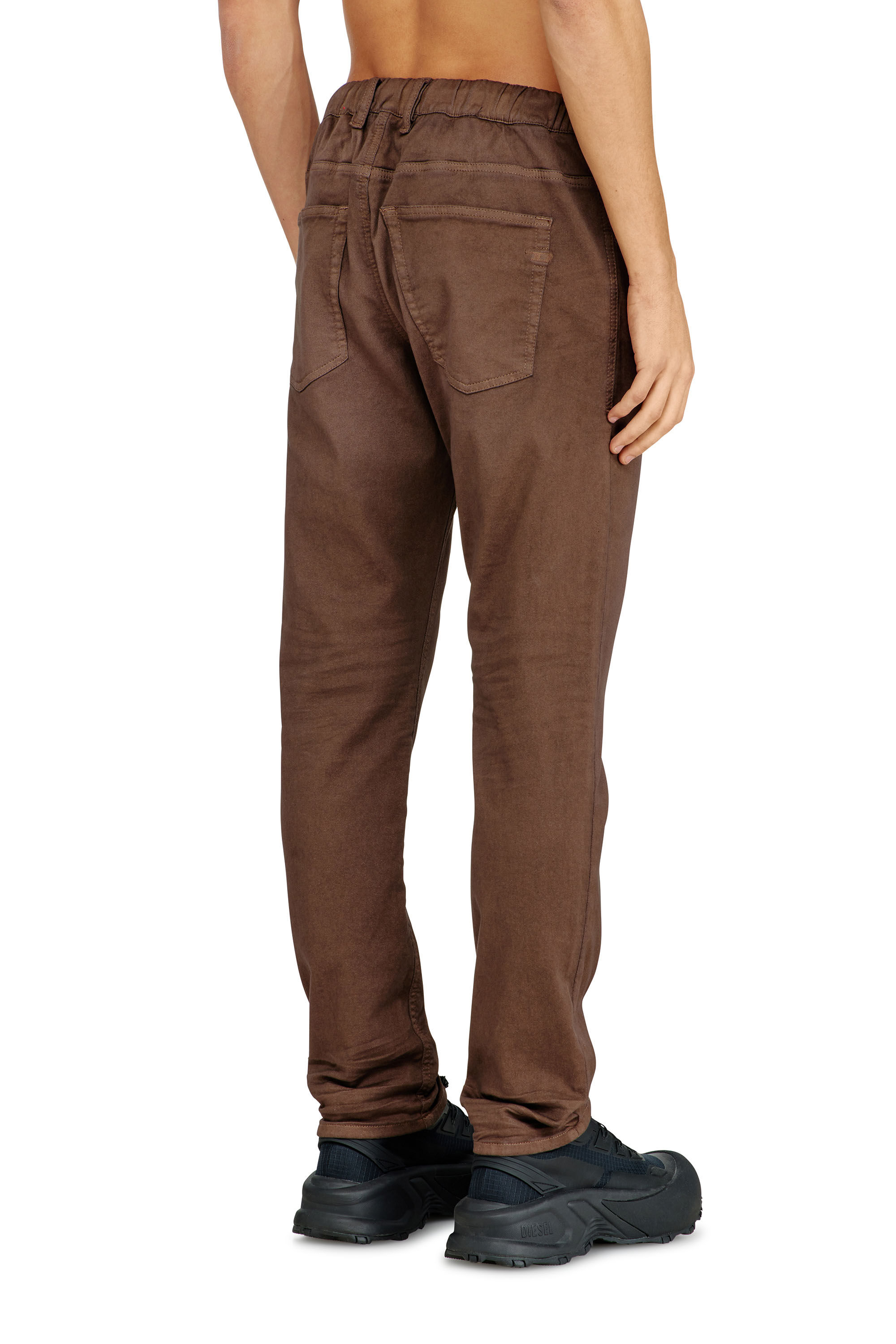 Men's Regular Jeans | Brown | Diesel 2032 D-Krooley-BW Joggjeans®