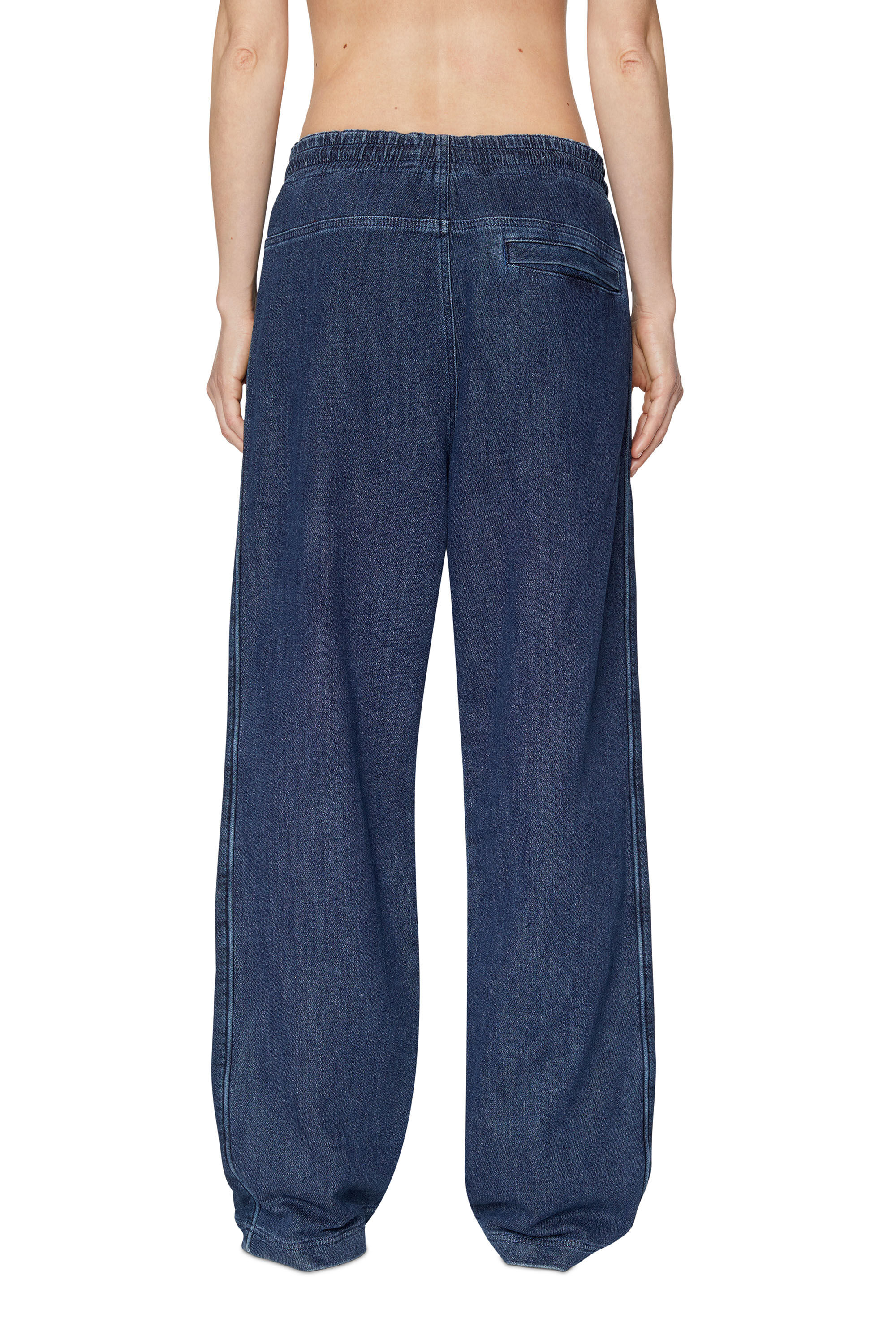 Diesel - D-Martians Track Denim 09C30 Straight, Dark Blue - Image 4