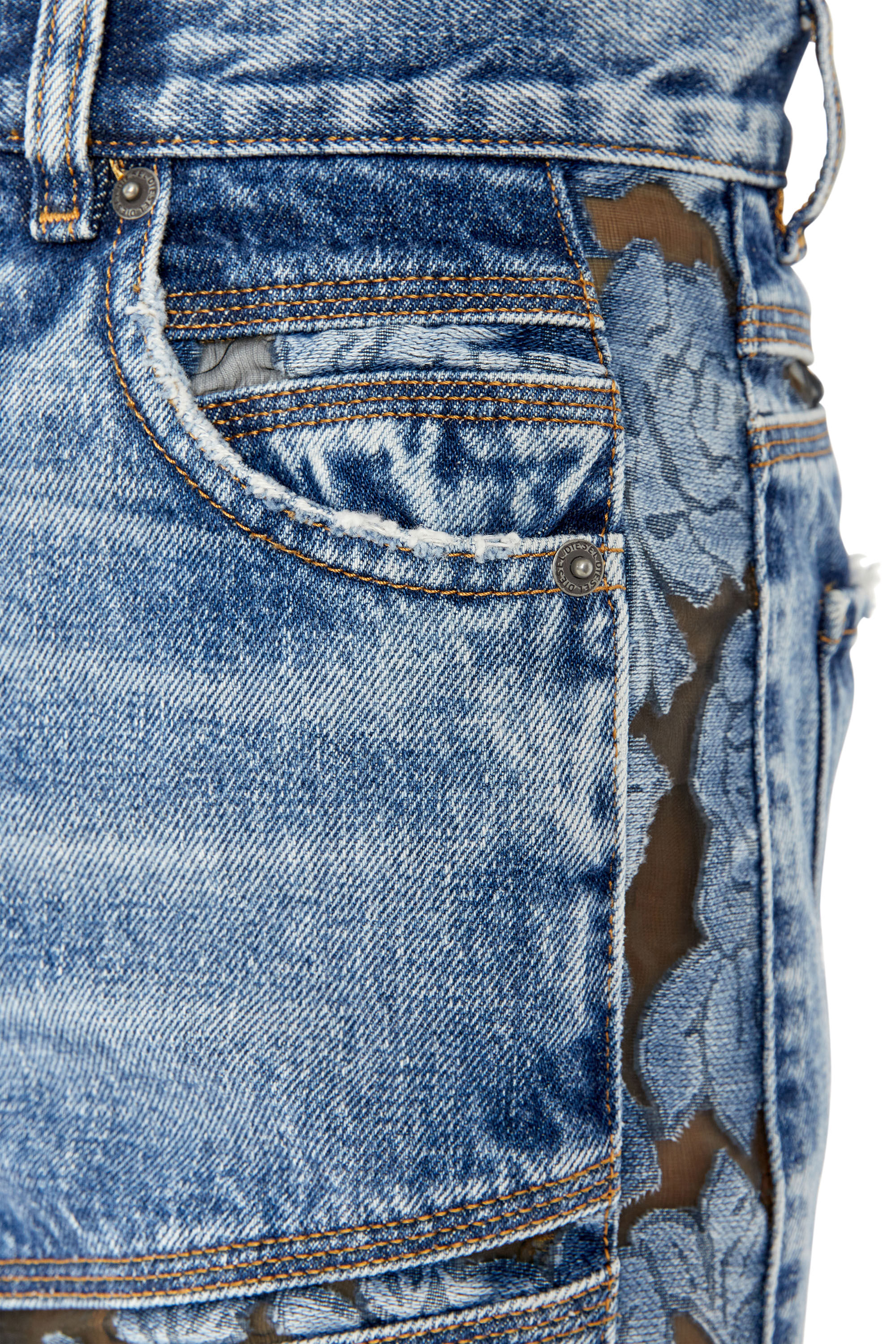 Diesel - D-Pilut 007J3 Straight Jeans, Medium blue - Image 6
