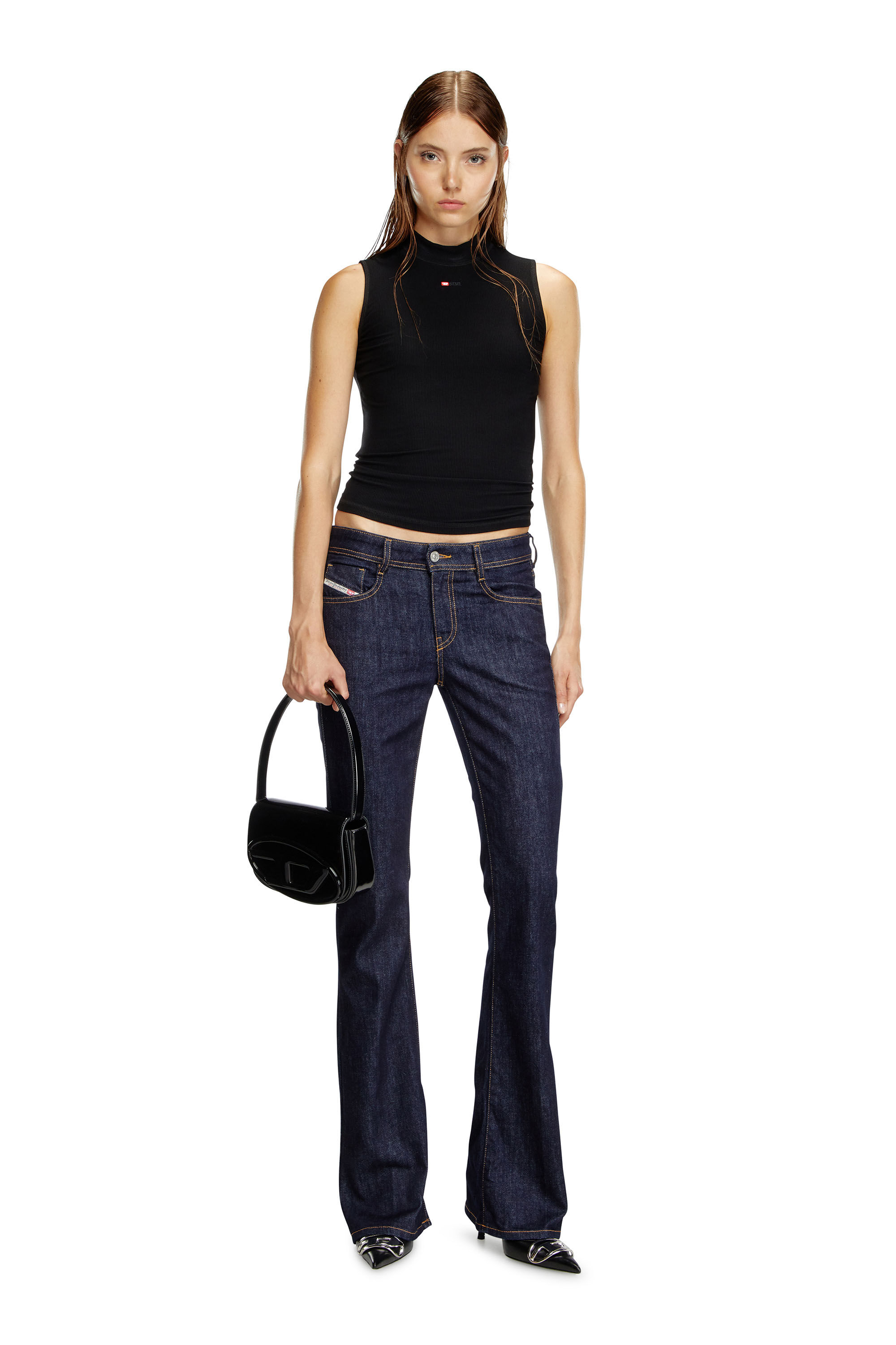 最も完璧な Woman: D-Ebbey 1969 Bootcut Diesel | blue dark | Jeans waist low パンツ