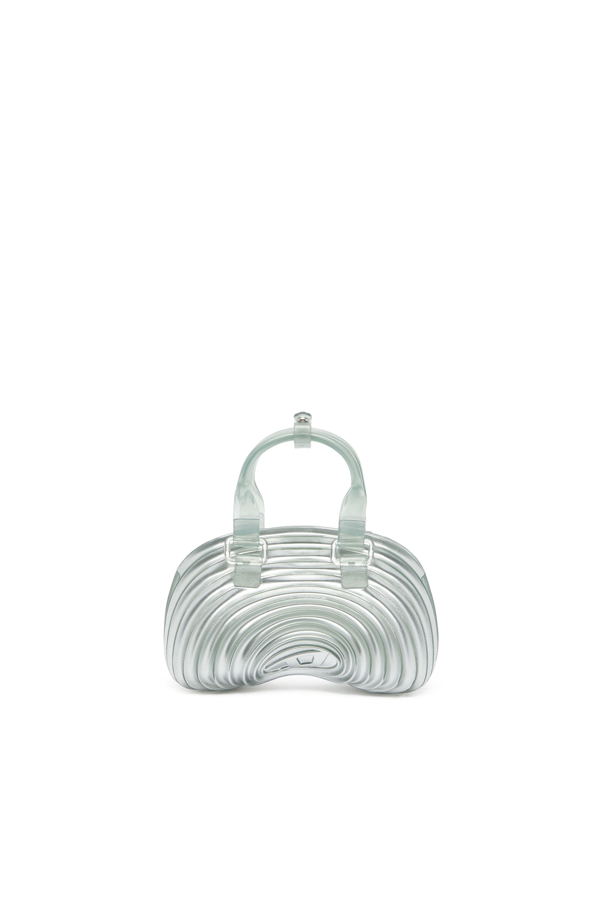 Women's Quantum Dome - Handbag in Melflex® | Silver | Diesel