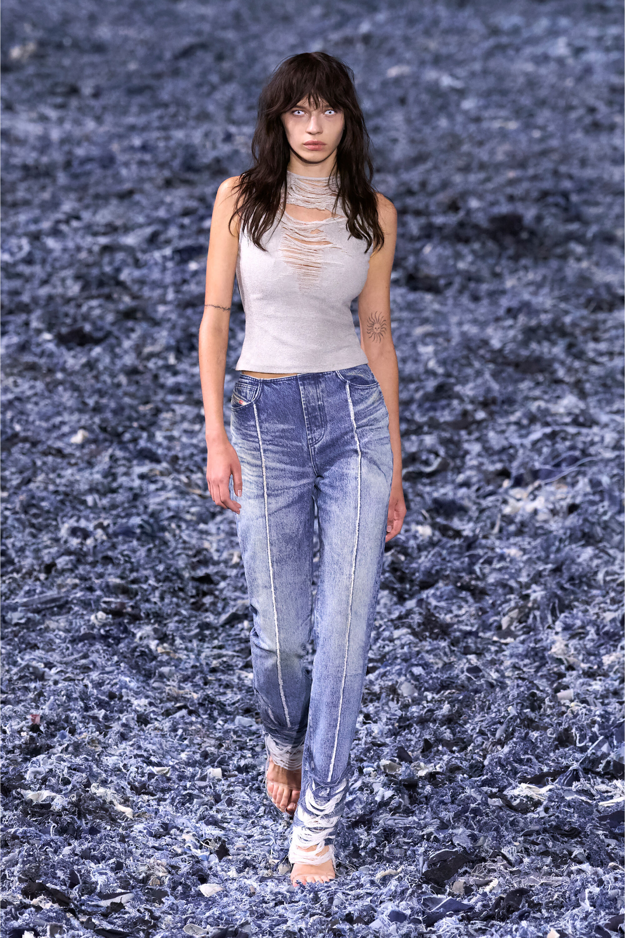 Women's Bootcut Jeans | Medium blue | Diesel D-Ginna