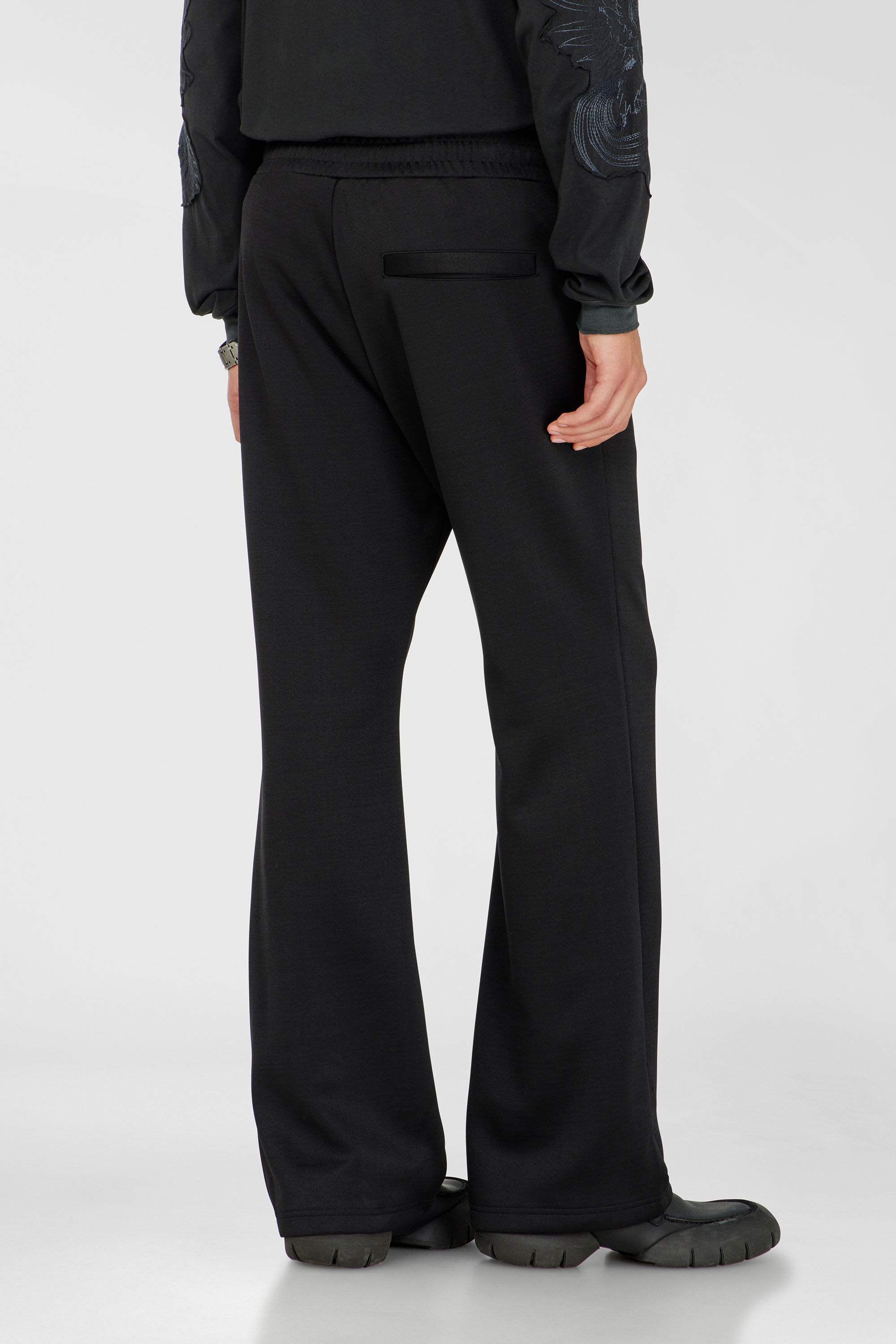 Diesel - P-LOCKING-DO, Man's Track pants with contrast piping in Black - 4
