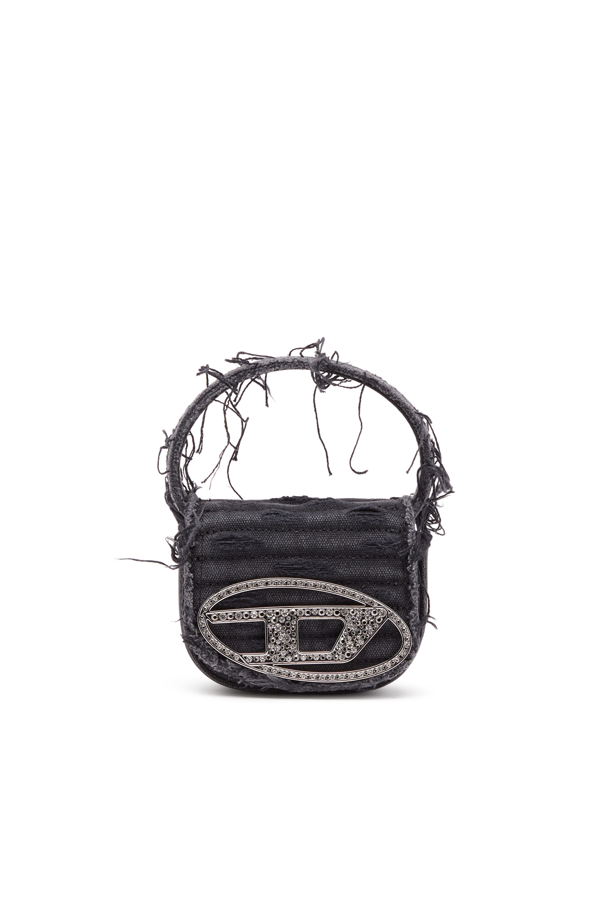 Women's 1DR XS-Iconic mini bag in canvas and leather | Black | Diesel