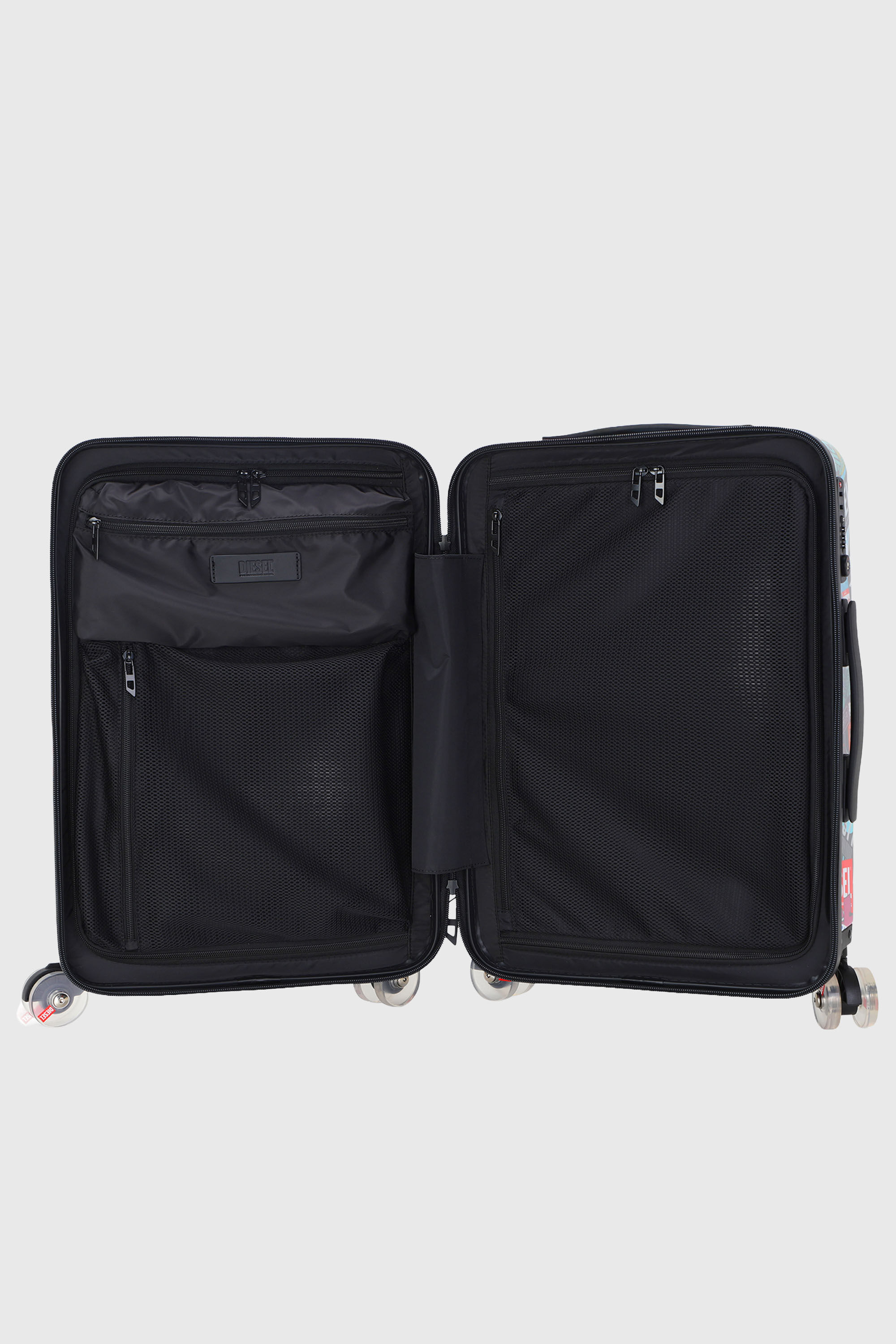 Diesel - DIESEL PC PRINTED TROLLEY-STICKERS- DSL0, Unisex's Sticker style suitcase size S in Multicolor - 4