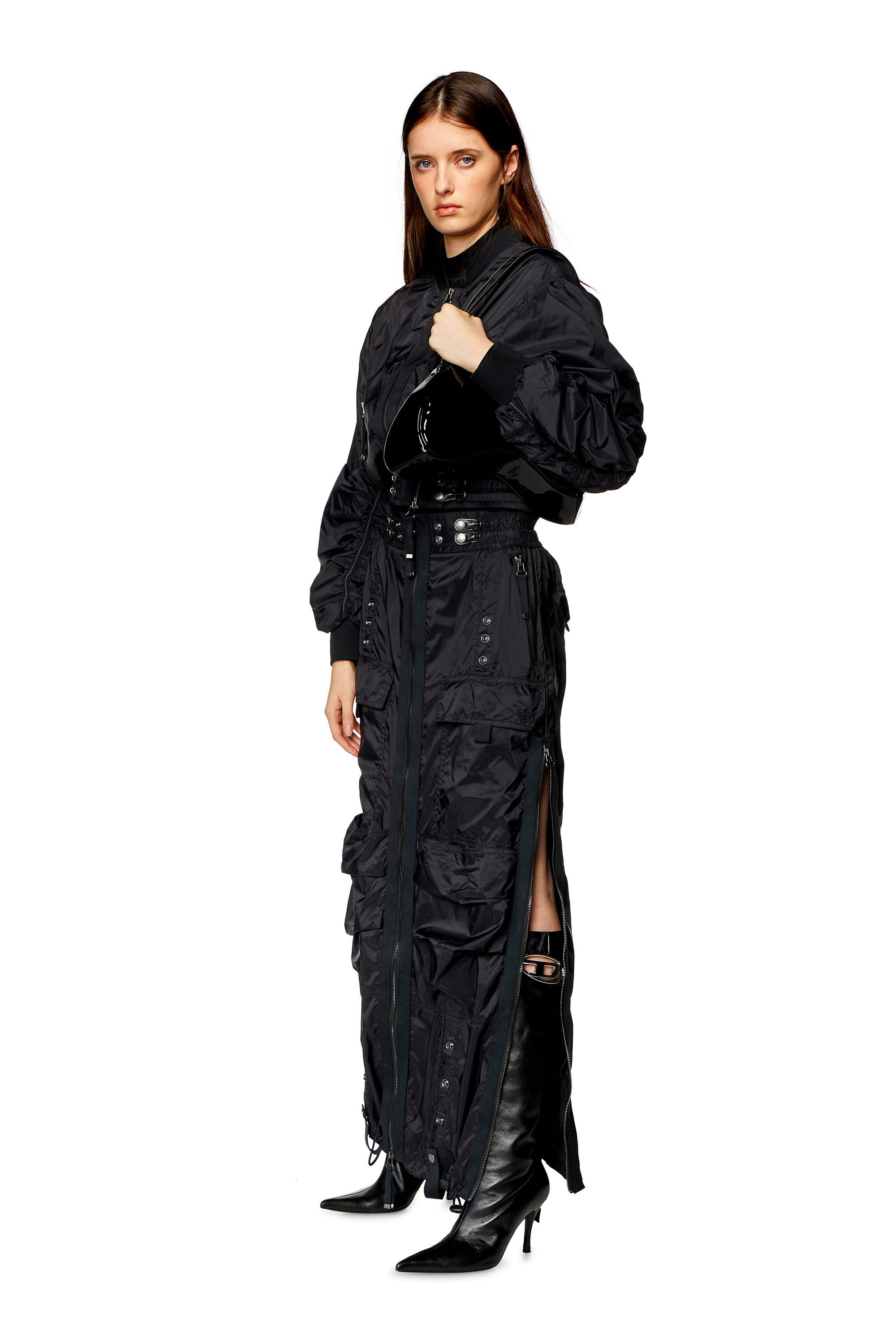 O-CREP Woman: Long skirt with cargo pockets | Diesel
