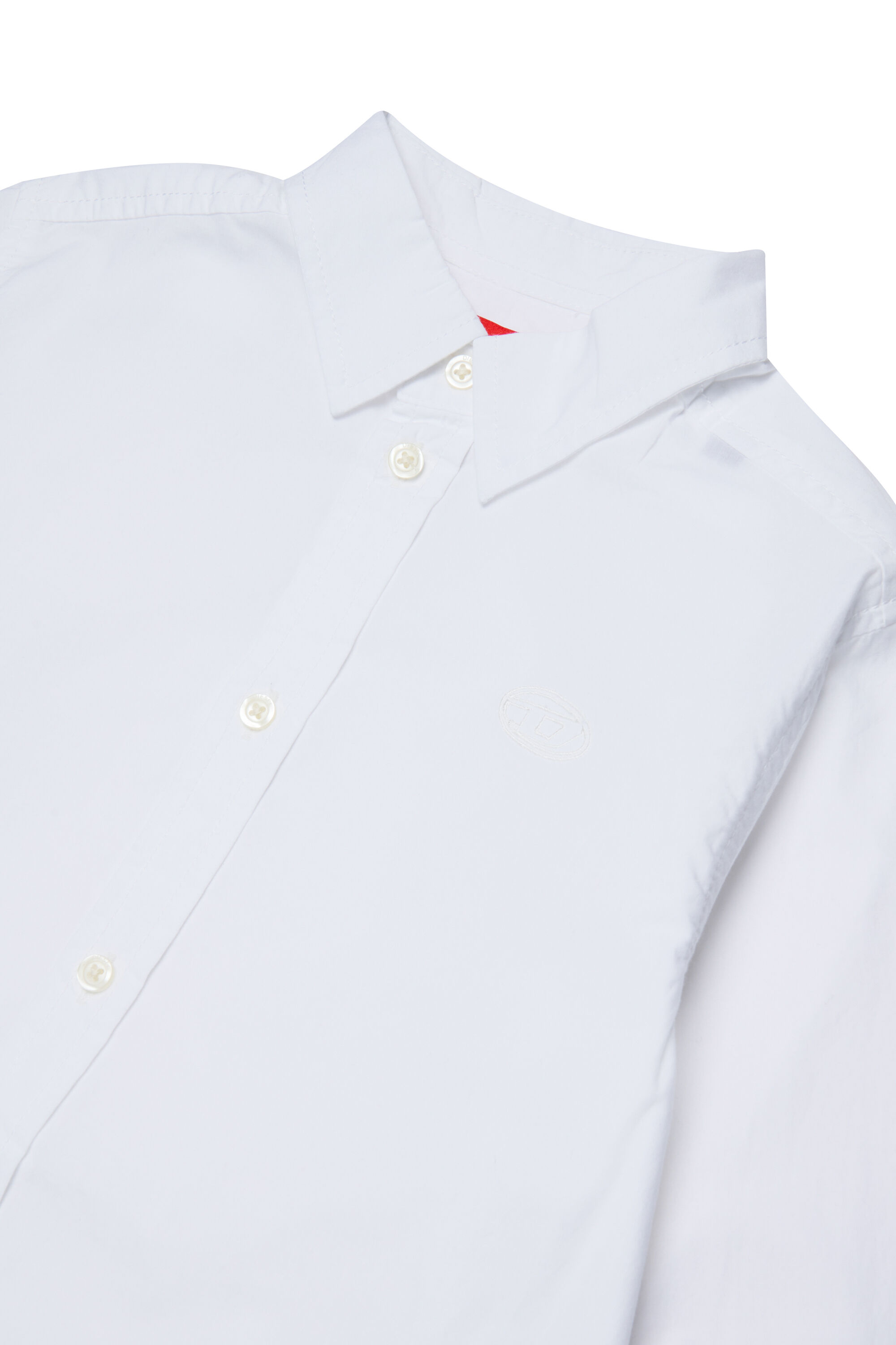 Diesel - CSTAN, Man's Cotton shirt in White - 3