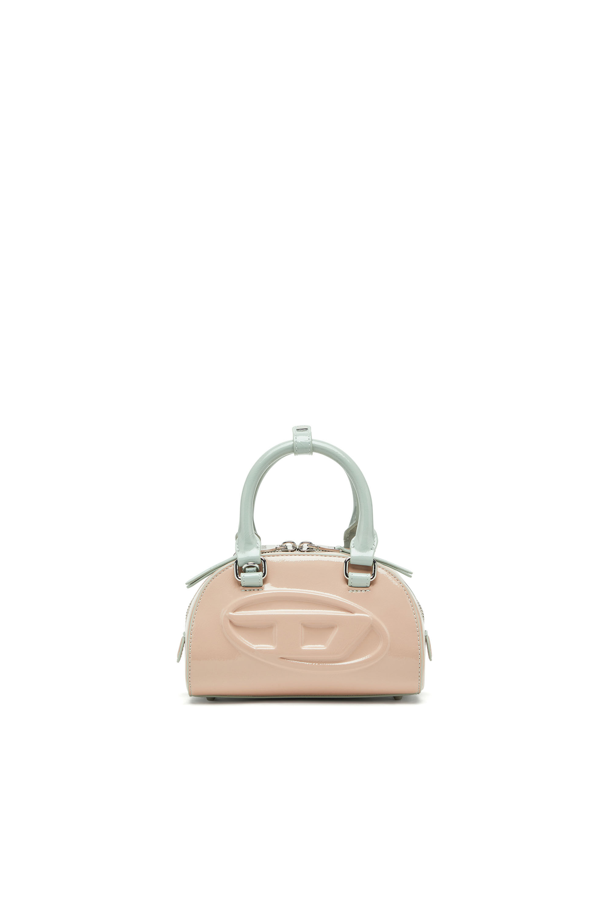 Women's 1DR Dome-Small bowling bag with naplak effect | Pink | Diesel