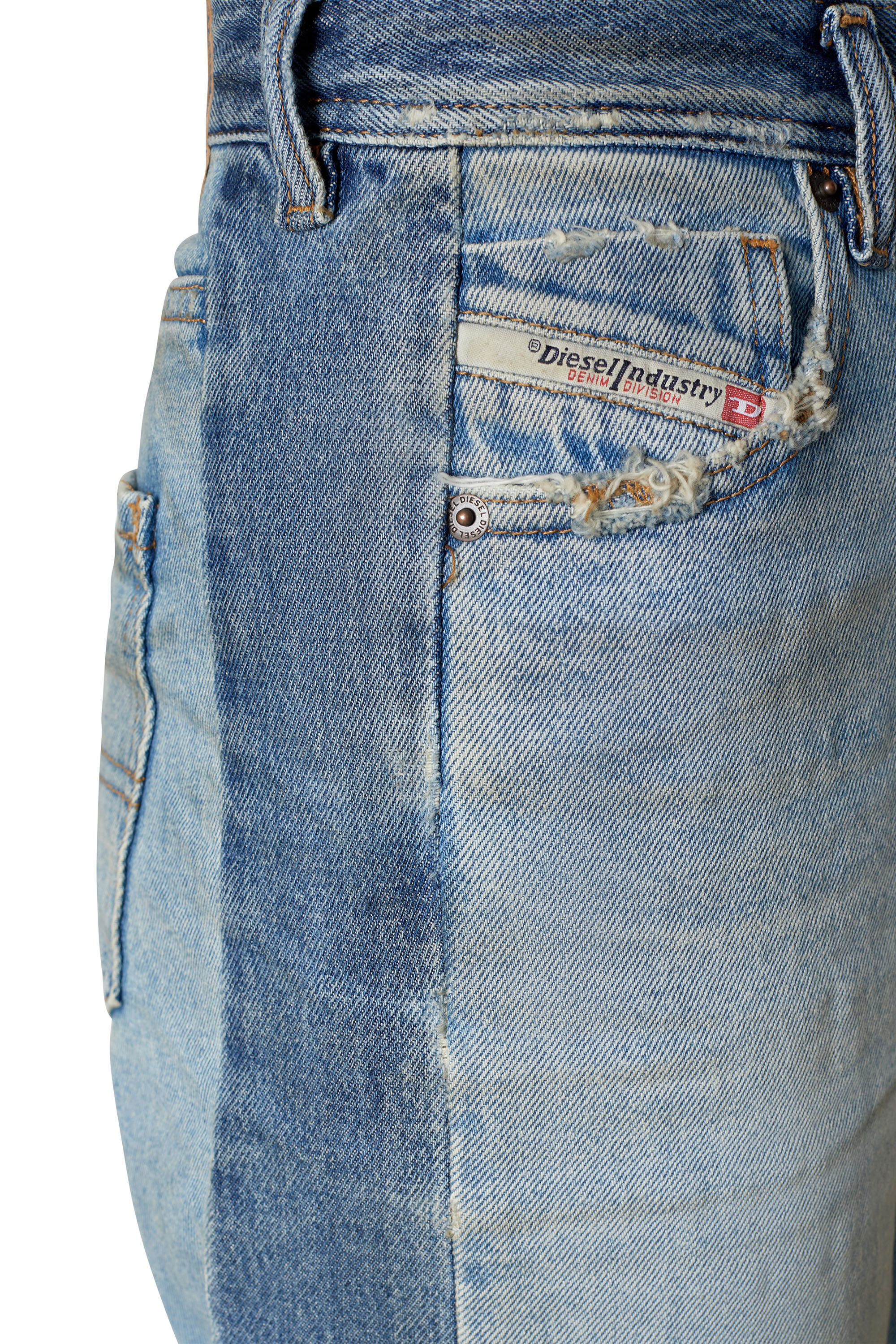 Diesel - 1956 D-Tulip 09E21 Straight Jeans, Light Blue - Image 6