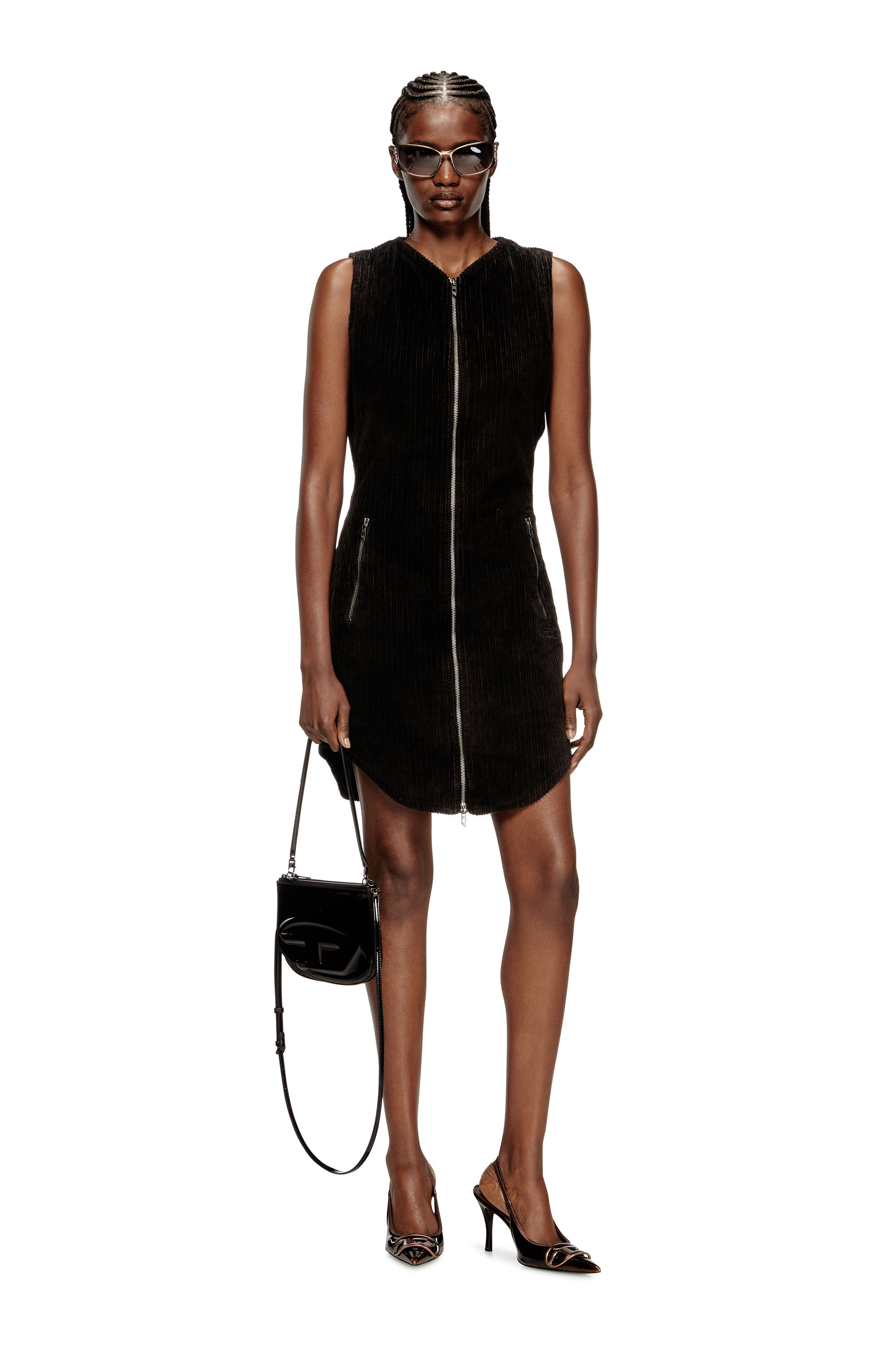 【送料&関税込】Diesel Dress In Black Cotton Diesel MONERVA Dress Black A094630DLAX 9XX 54765617 | eBay