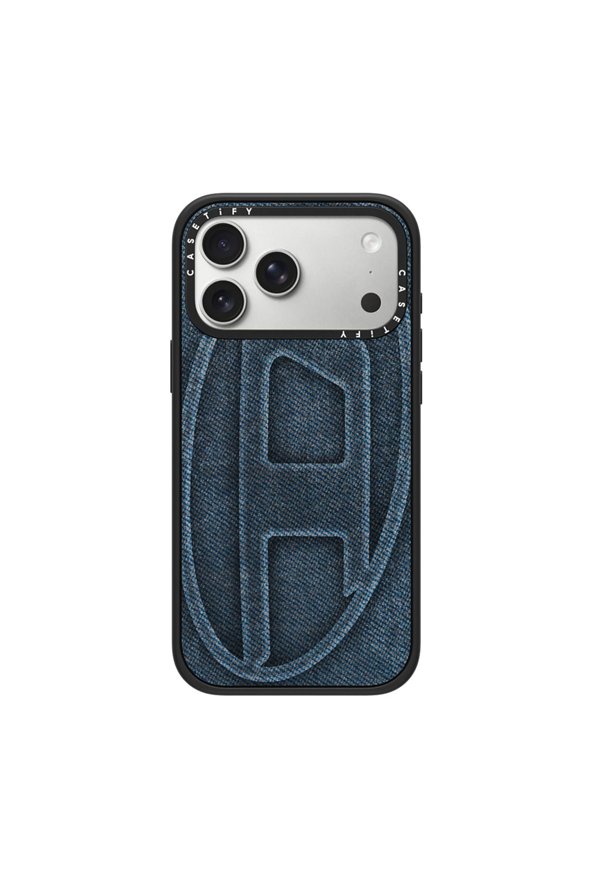 Women's Oval D impact case for iPhone 17 Pro Max | Blue | Diesel
