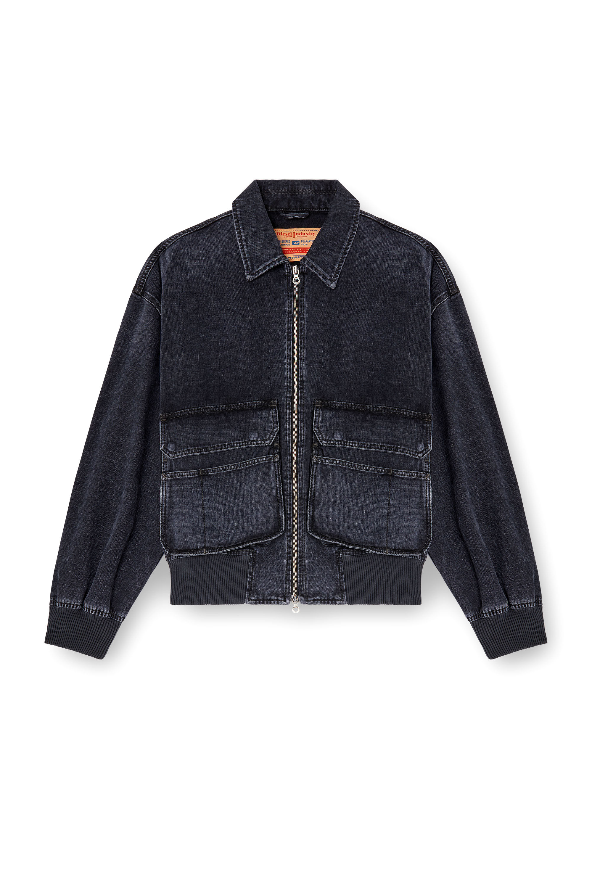 DIESEL ブラック クロップドジャケット Diesel G-Crop-G クロップド ツイードジャケット | ブラック | FARFETCH JP