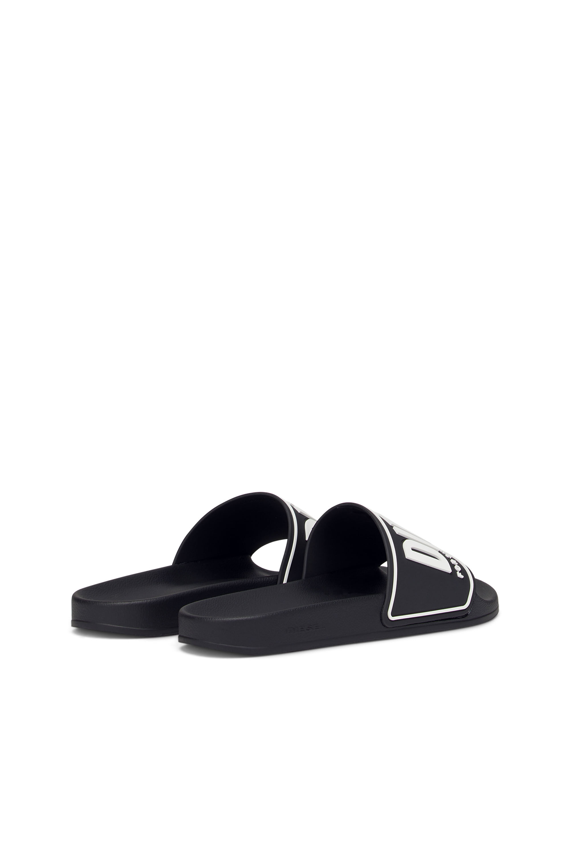★DIESEL★ SA Mayemi W Slide White Y02854P4441H8327 Y02854P4 Women's Sa-Mayemi-Pool slides with velvety flocking | Red