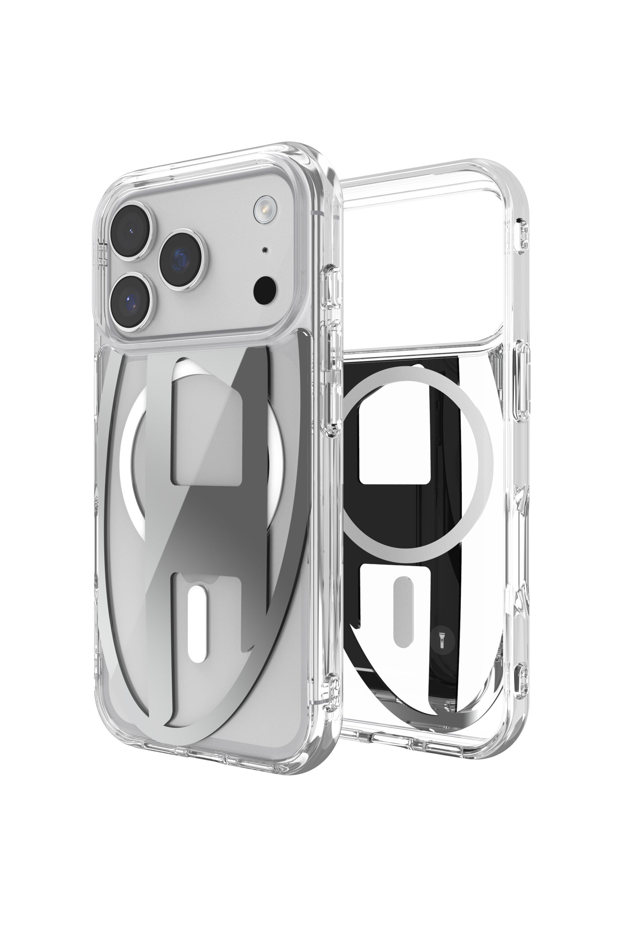 Women's Oval D metallic case with magsafe for iPhone 17 Pro | Grey