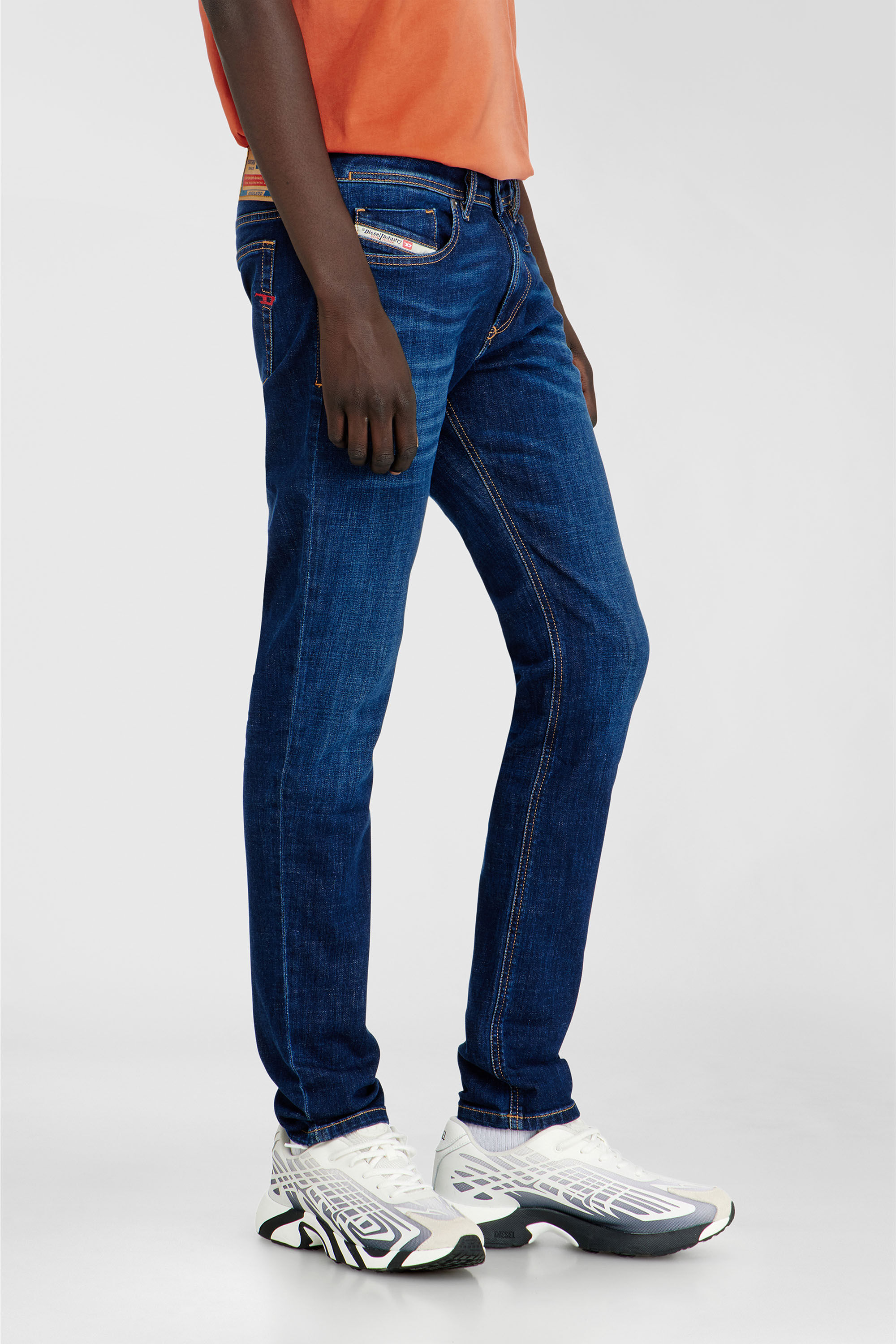 Diesel - Man's Skinny Jeans 1979 Sleenker 09J17, Dark Blue - 7