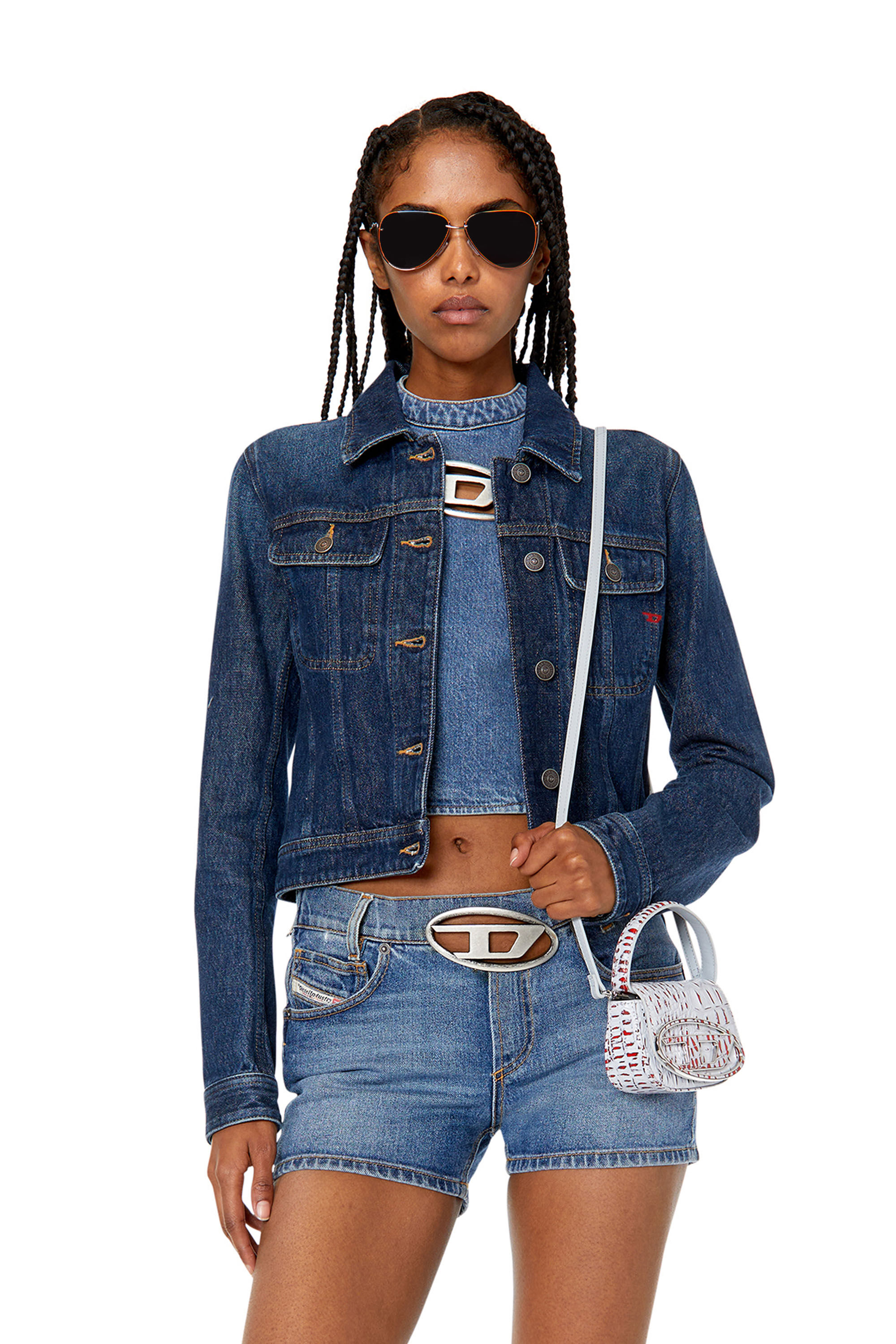 Mini sales jean jacket